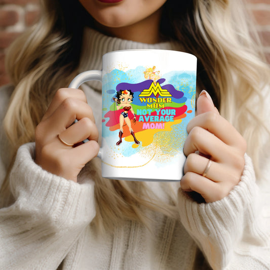 Betty BookWonder Mom Coffee Mug Panoptic Handmade