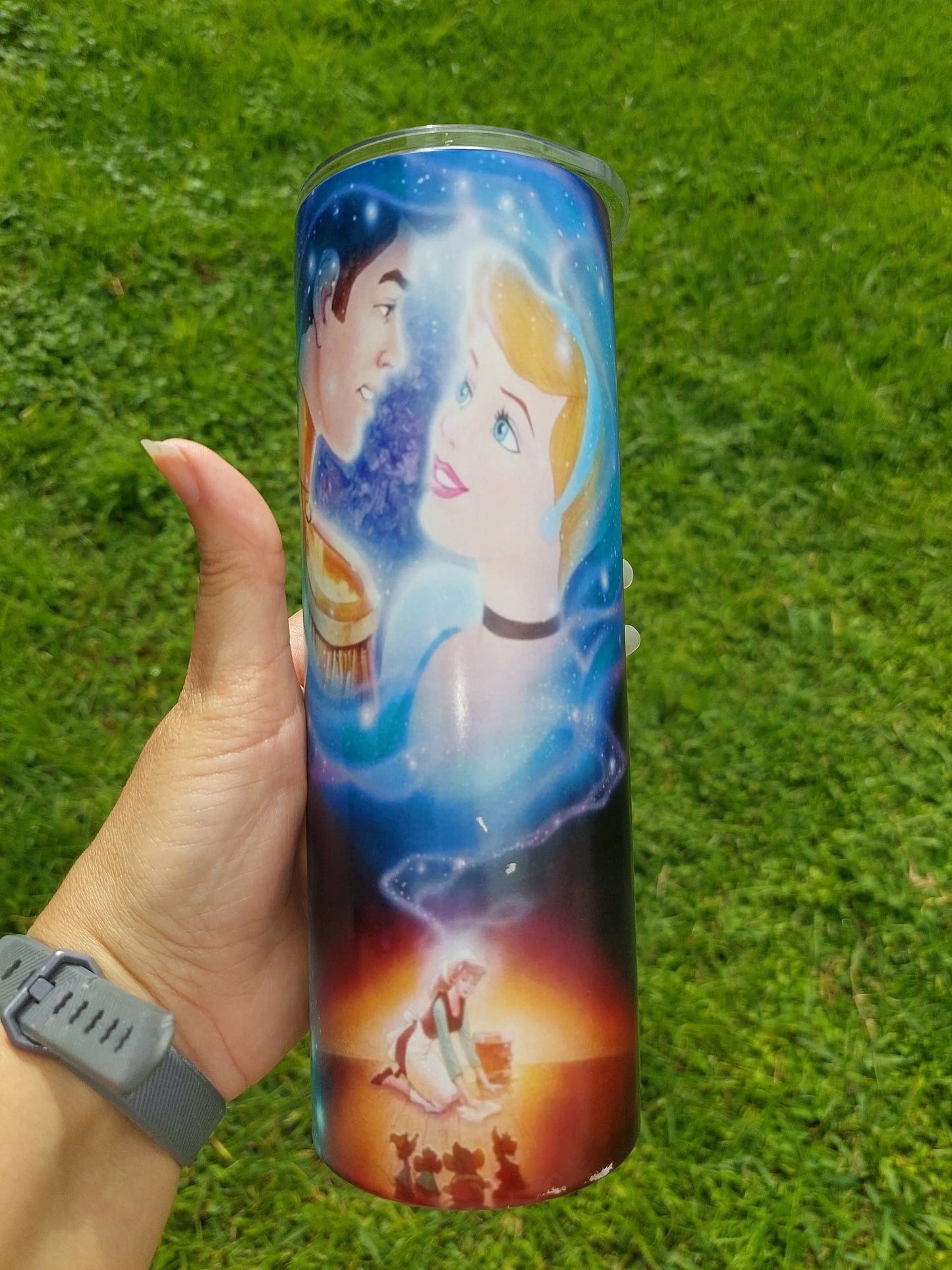 Cinderella Dreaming Of You Collage Sublimation Tumbler