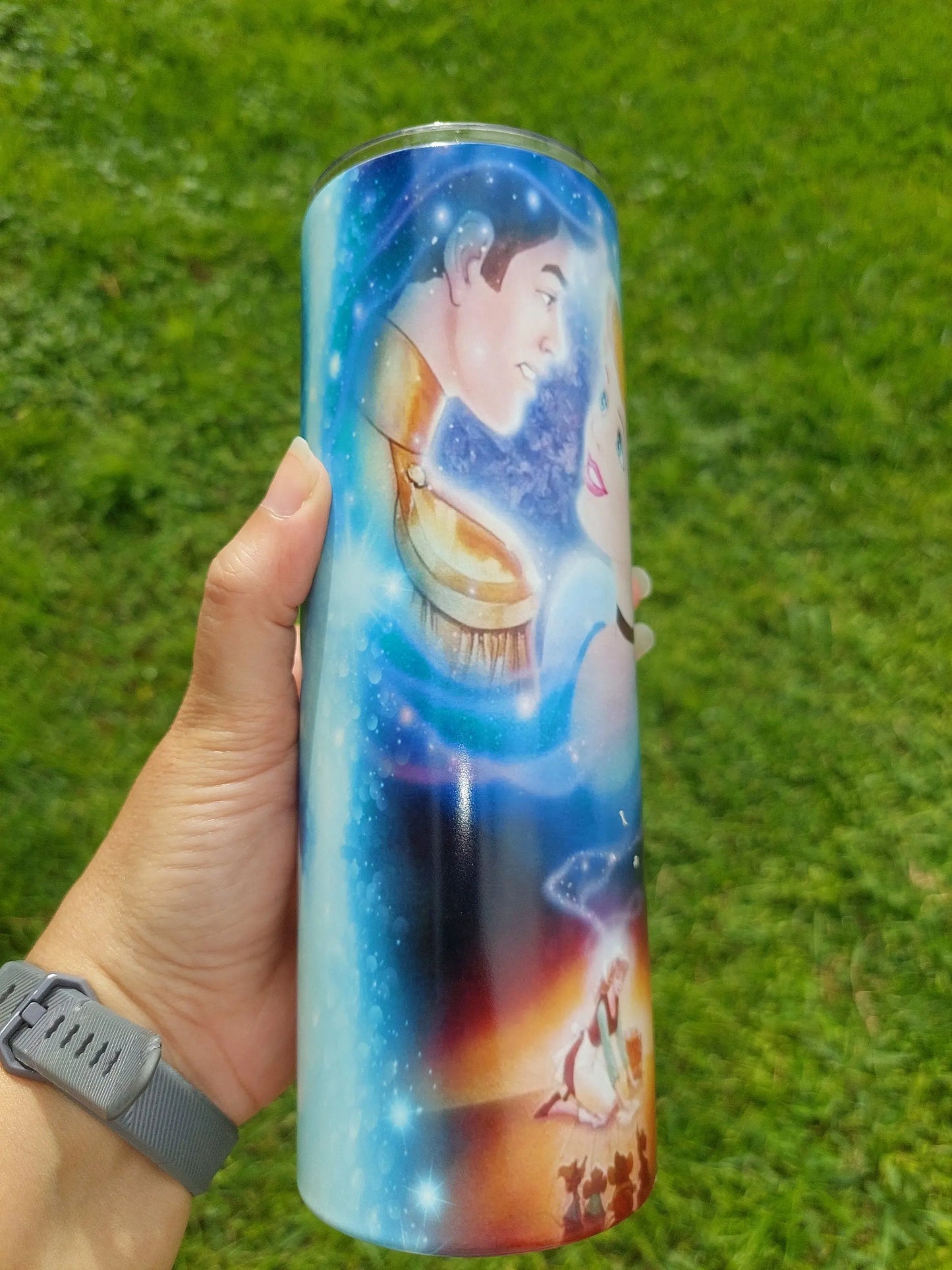 Cinderella Dreaming Of You Collage Sublimation Tumbler