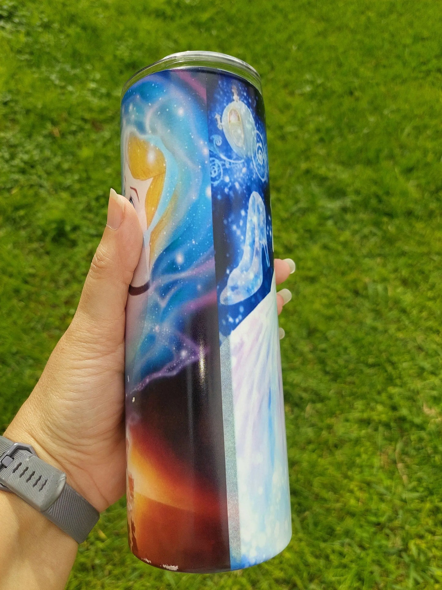 Cinderella Dreaming Of You Collage Sublimation Tumbler