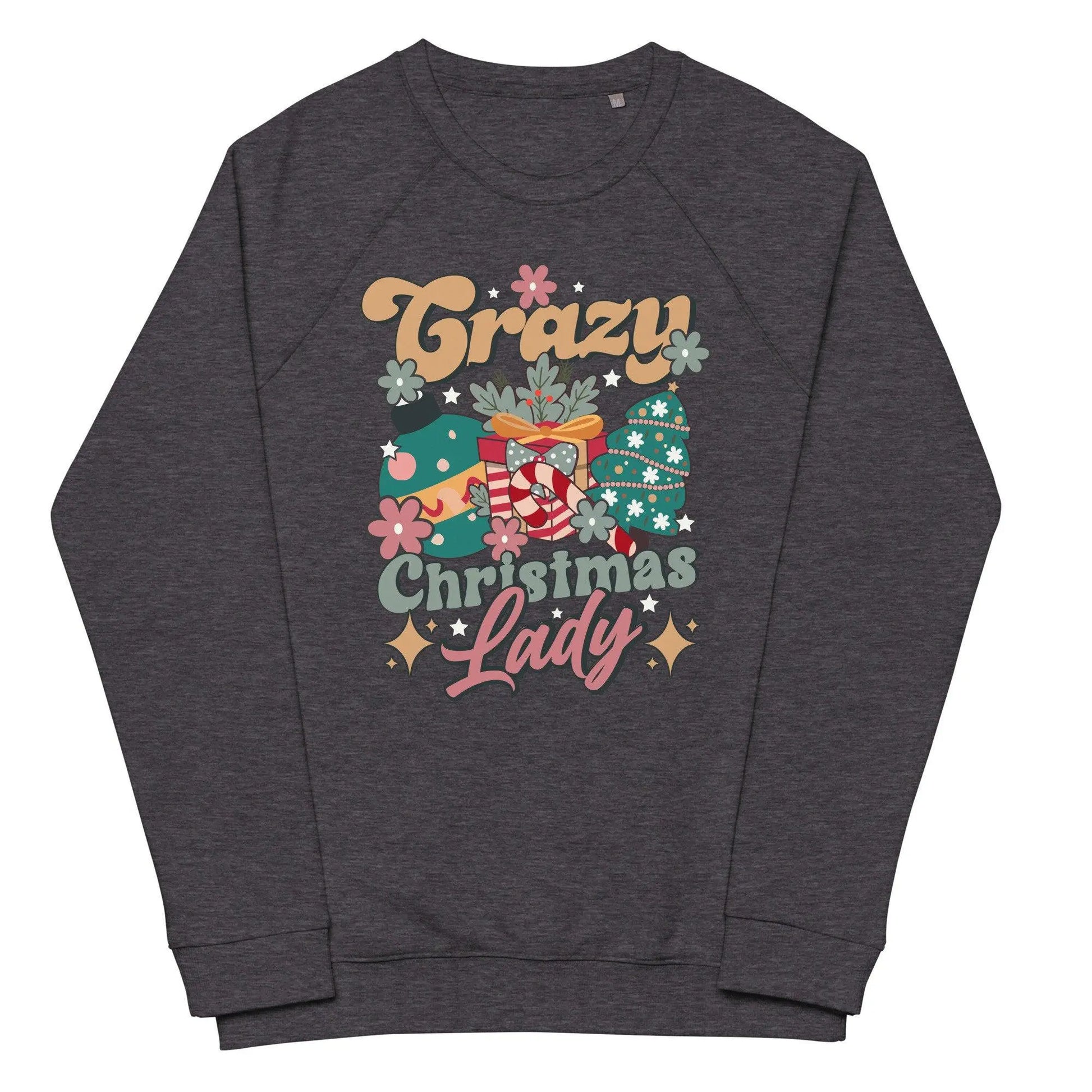 Unisex organic raglan sweatshirt