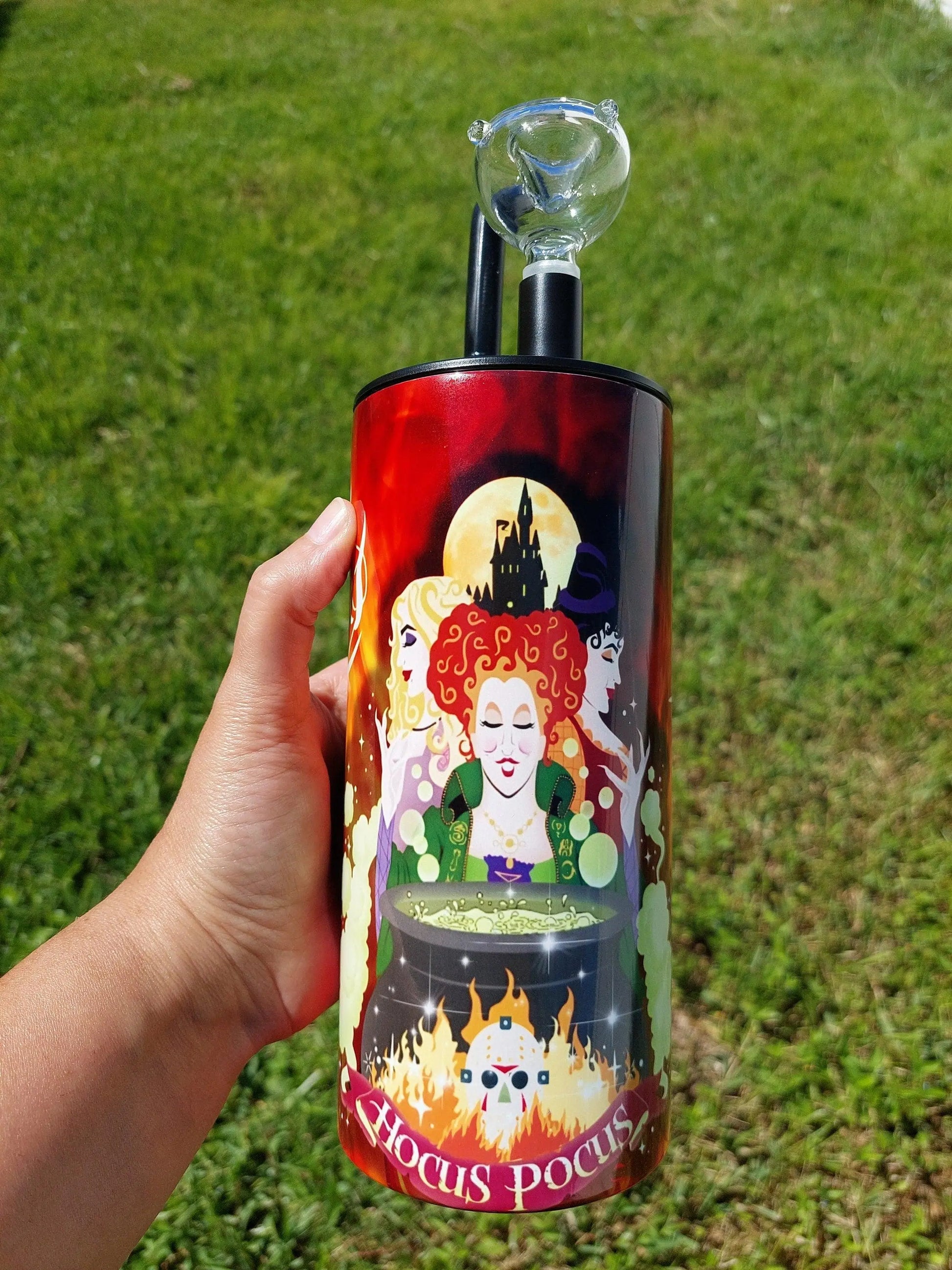 Hocus Pocus Friday The 13th Mashup Hookah Sublimation Tumbler