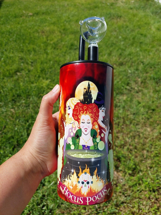 Hocus Pocus Friday The 13th Mashup Hookah Sublimation Tumbler