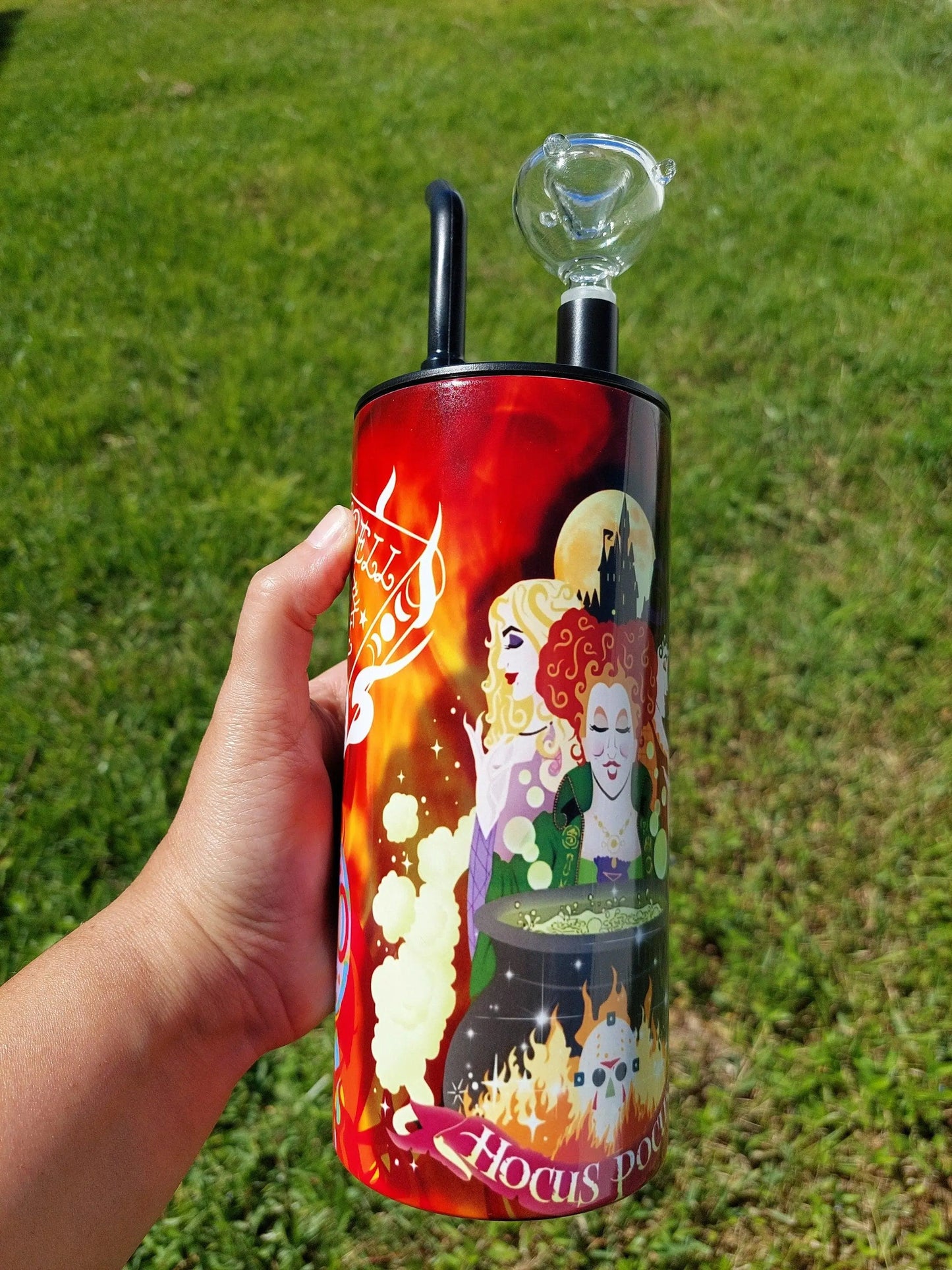 Hocus Pocus Friday The 13th Mashup Hookah Sublimation Tumbler