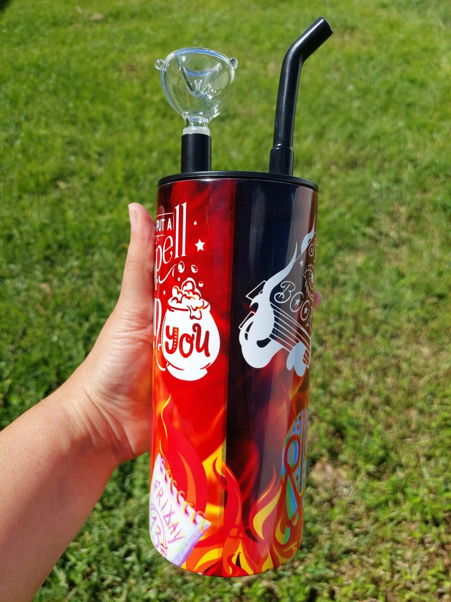 Hocus Pocus Friday The 13th Mashup Hookah Sublimation Tumbler