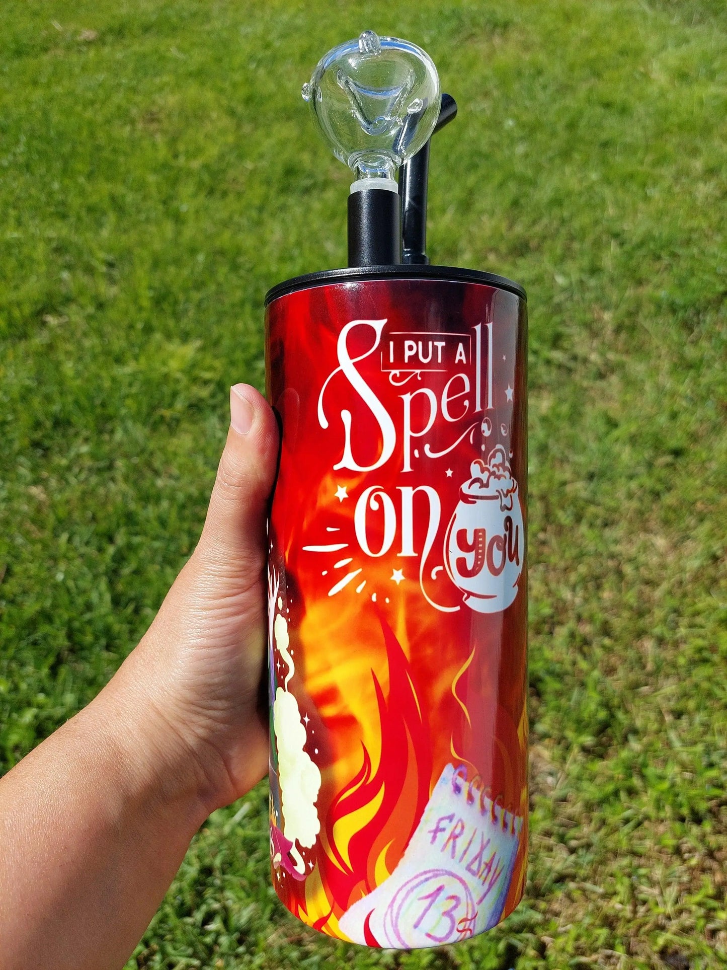 Hocus Pocus Friday The 13th Mashup Hookah Sublimation Tumbler