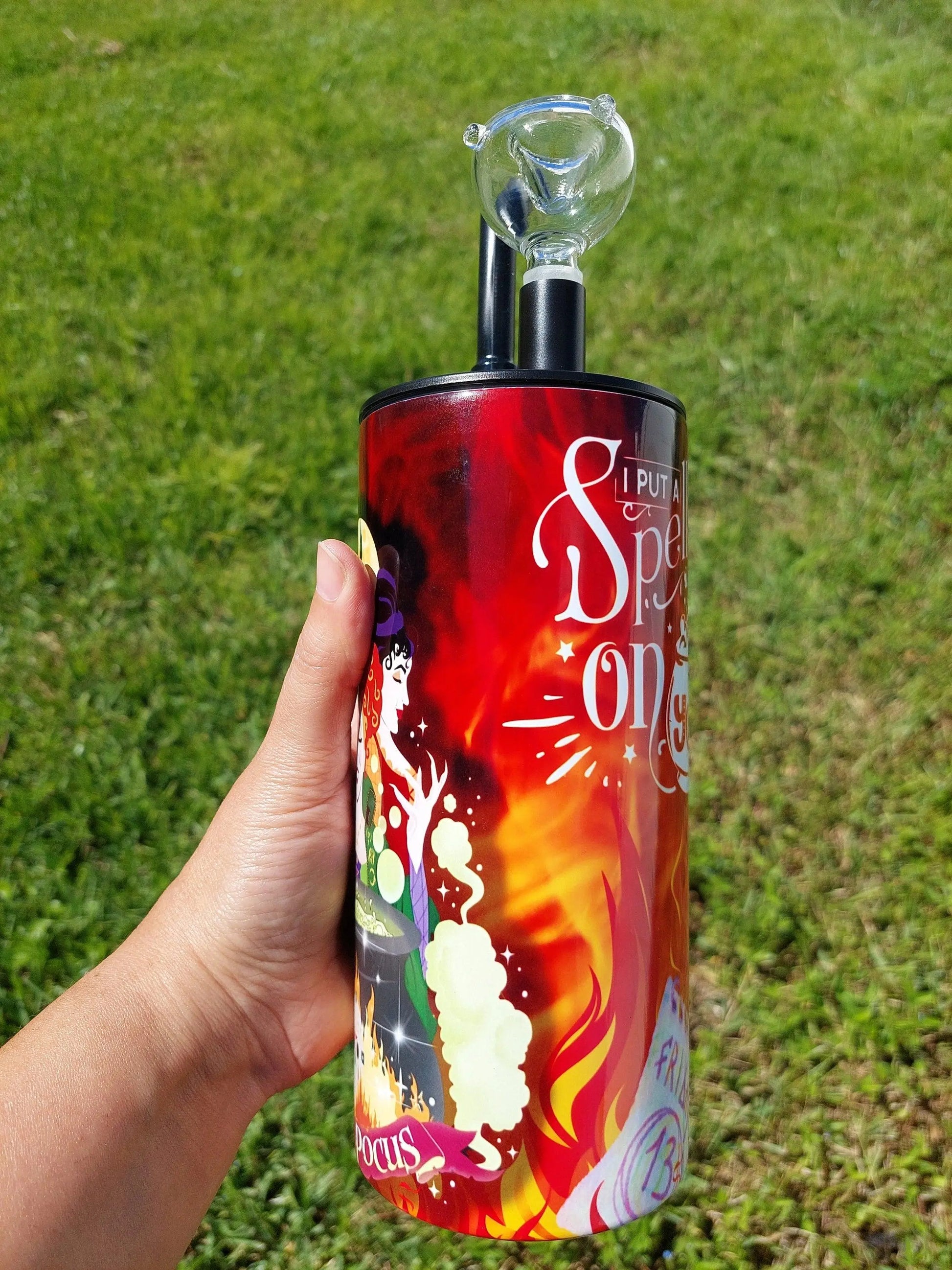 Hocus Pocus Friday The 13th Mashup Hookah Sublimation Tumbler