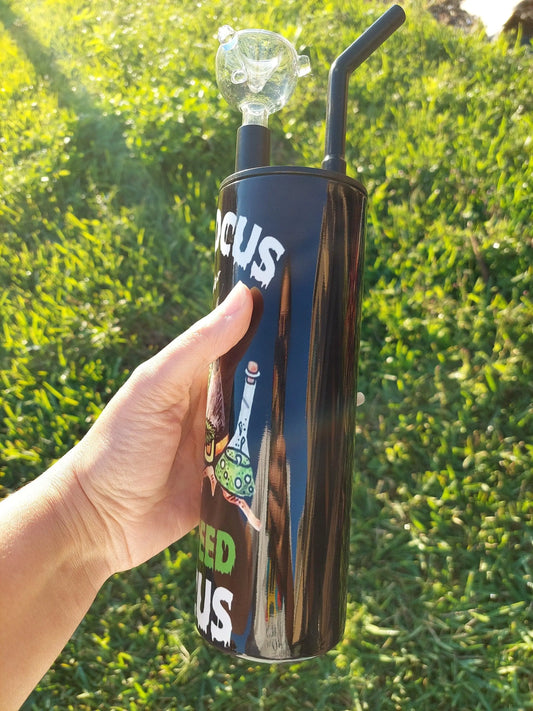 Hocus Pocus Smoking Sublimation Hookah Tumbler