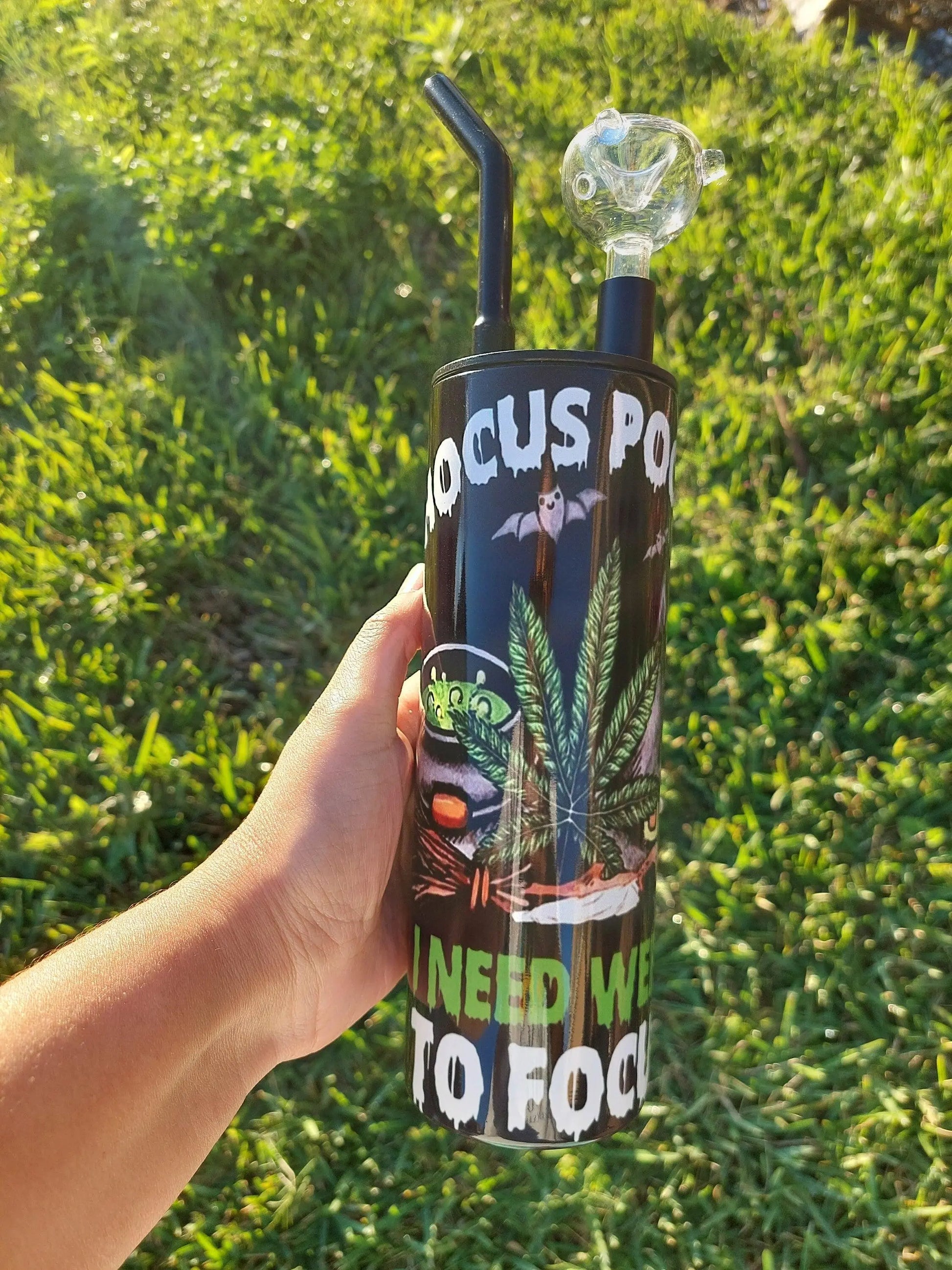 Hocus Pocus Smoking Sublimation Hookah Tumbler