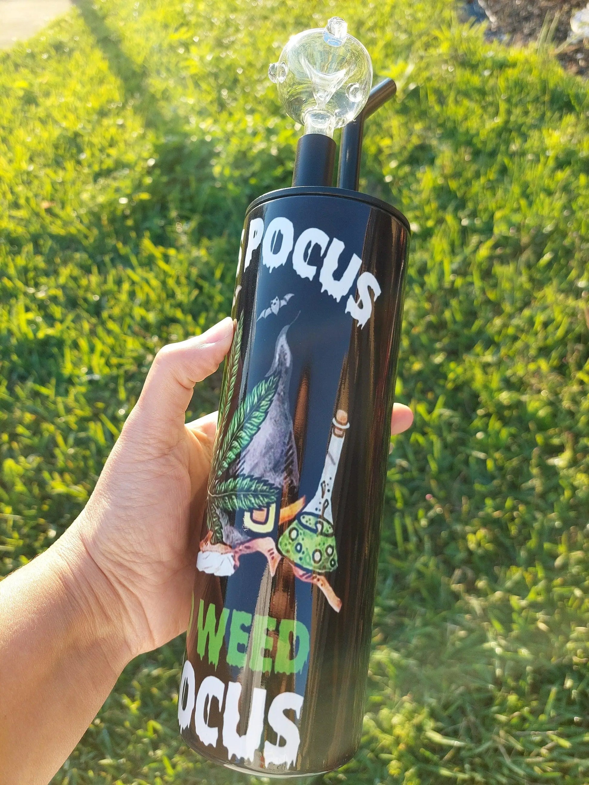 Hocus Pocus Smoking Sublimation Hookah Tumbler