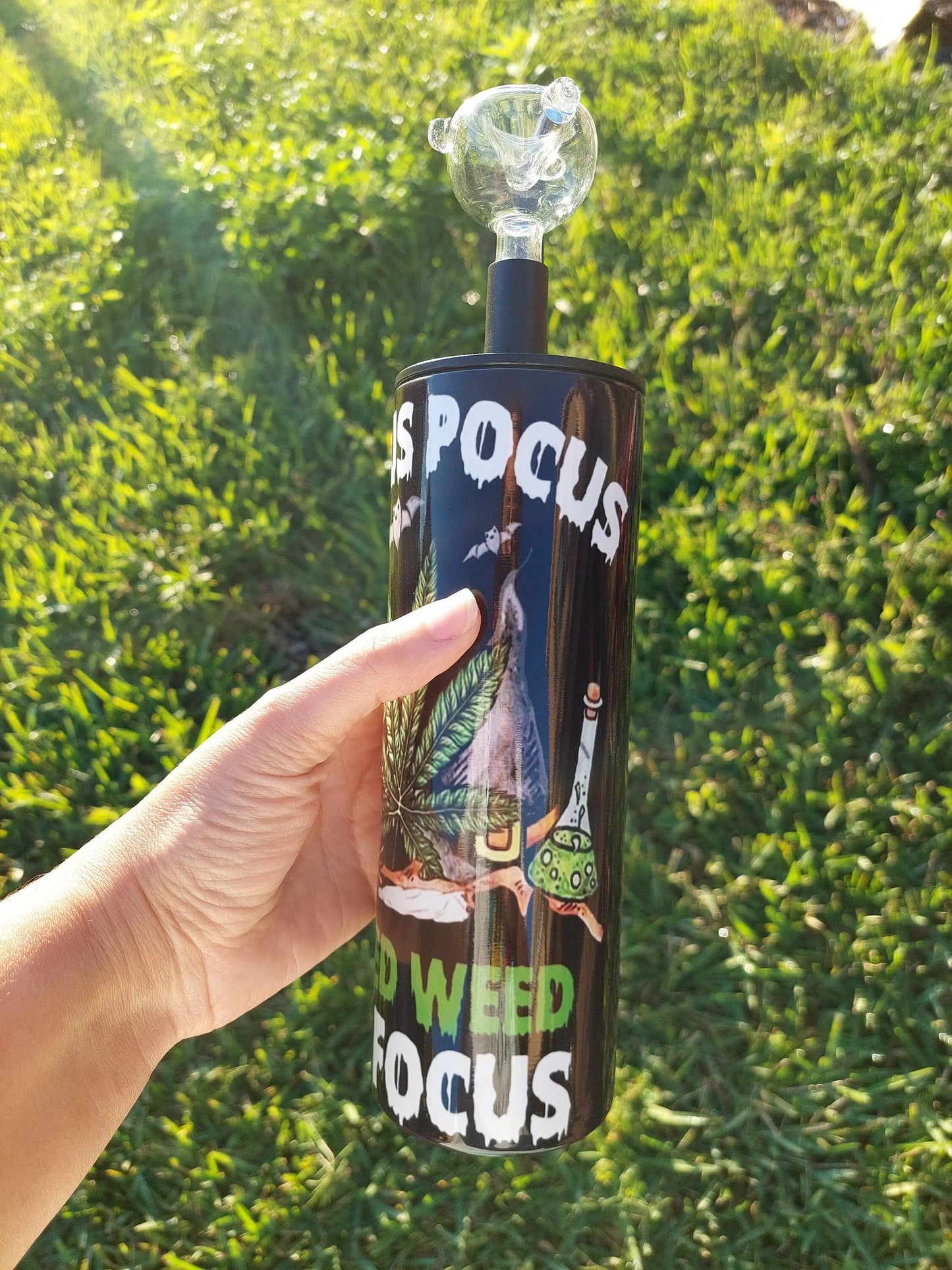 Hocus Pocus Smoking Sublimation Hookah Tumbler