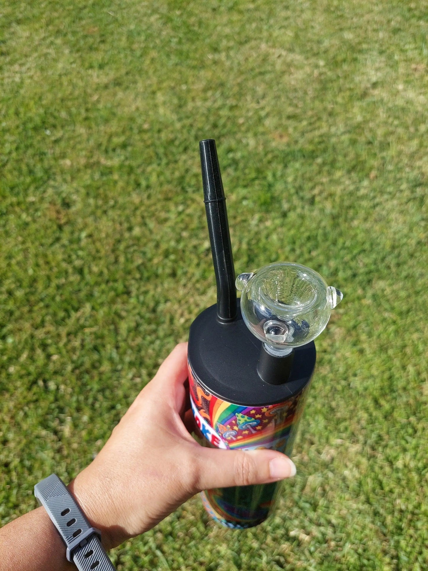 Hookah Tumbler, Cold Smoke Sublimation Smoke Me Tumbler