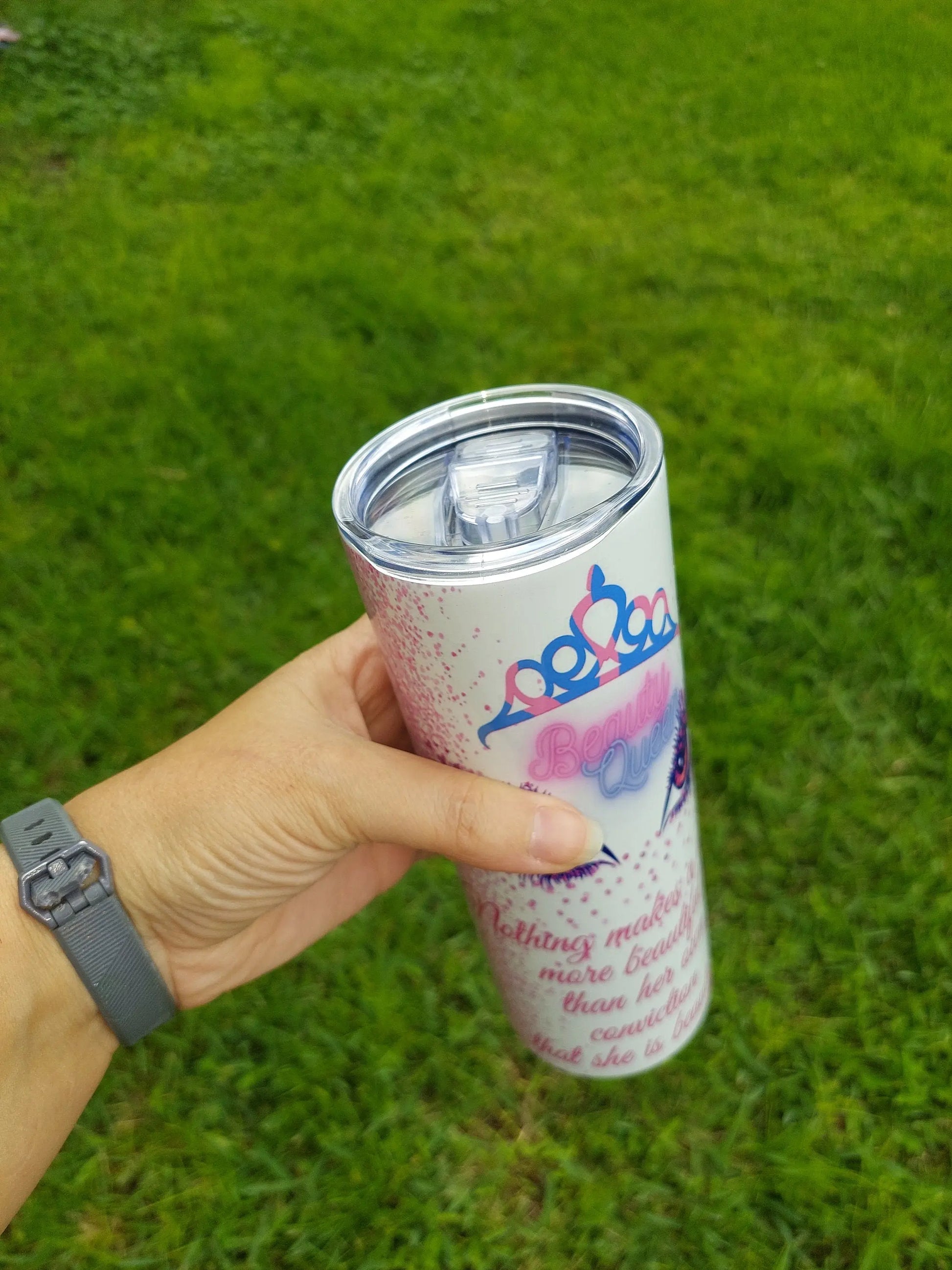 Embrace Your Beauty with Our Woman's Vanity Sublimation 20oz Tumbler - Panoptic Handmade