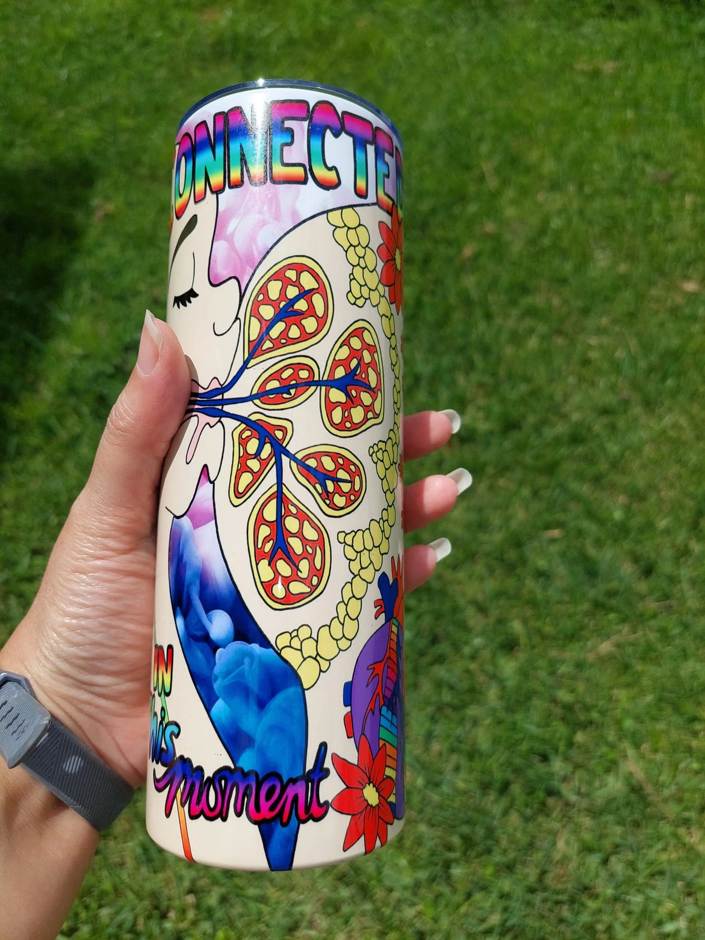Breastfeeding Mom 20oz Skinny Tumbler,Sublimation Tumbler,Gift for Mom - Panoptic Handmade