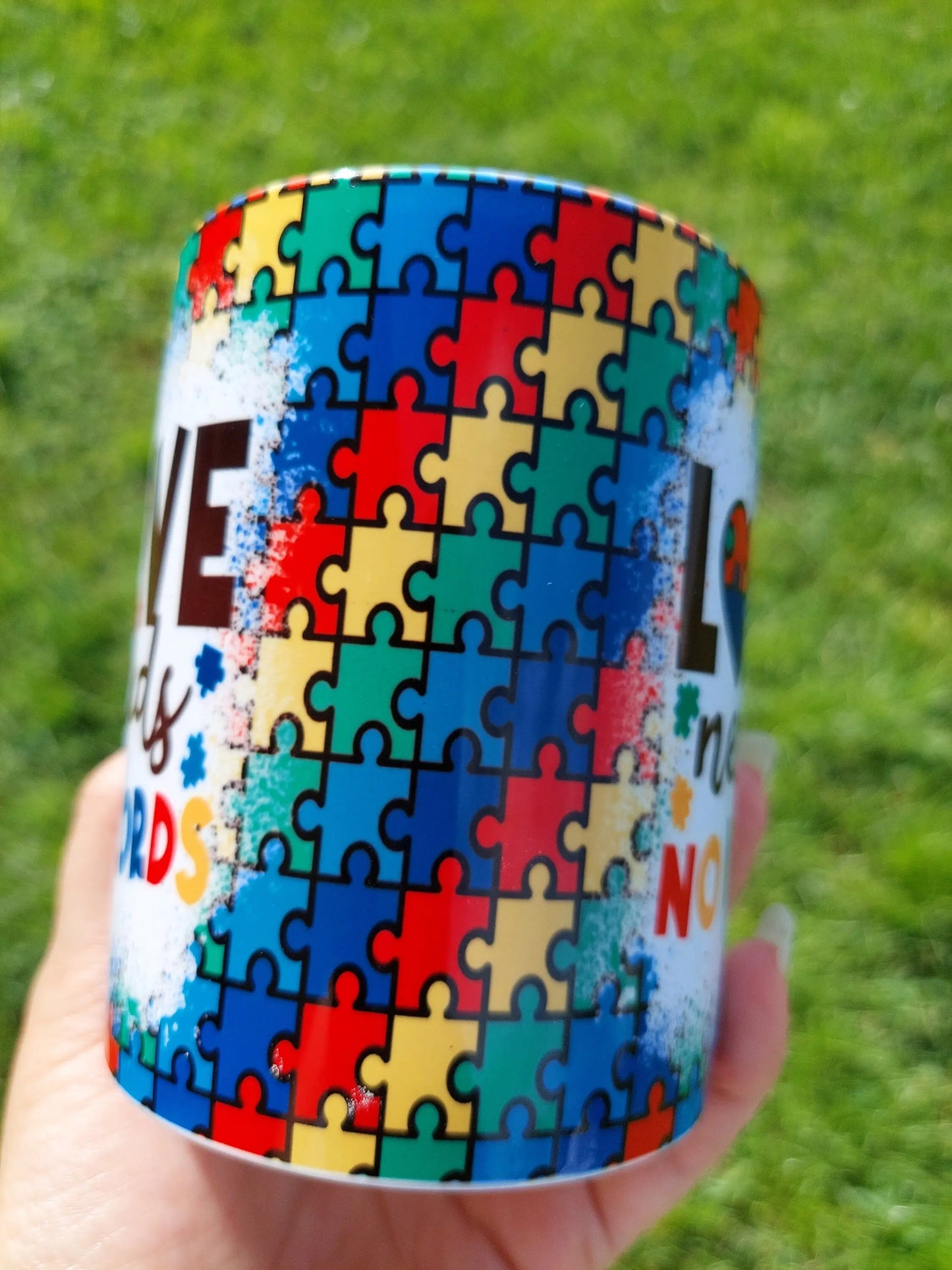 Love Needs No Words 15oz Sublimation Mug