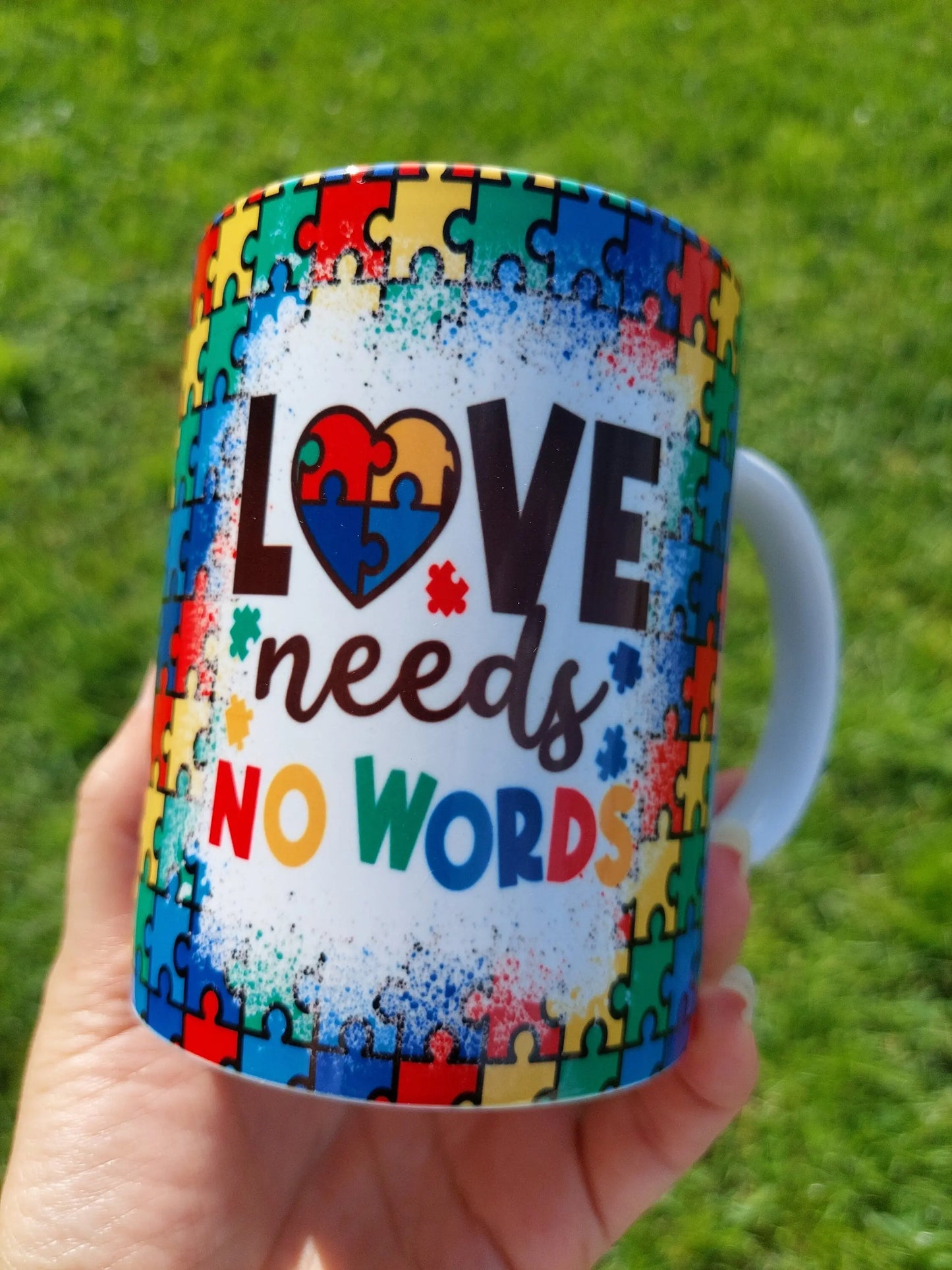 Love Needs No Words 15oz Sublimation Mug