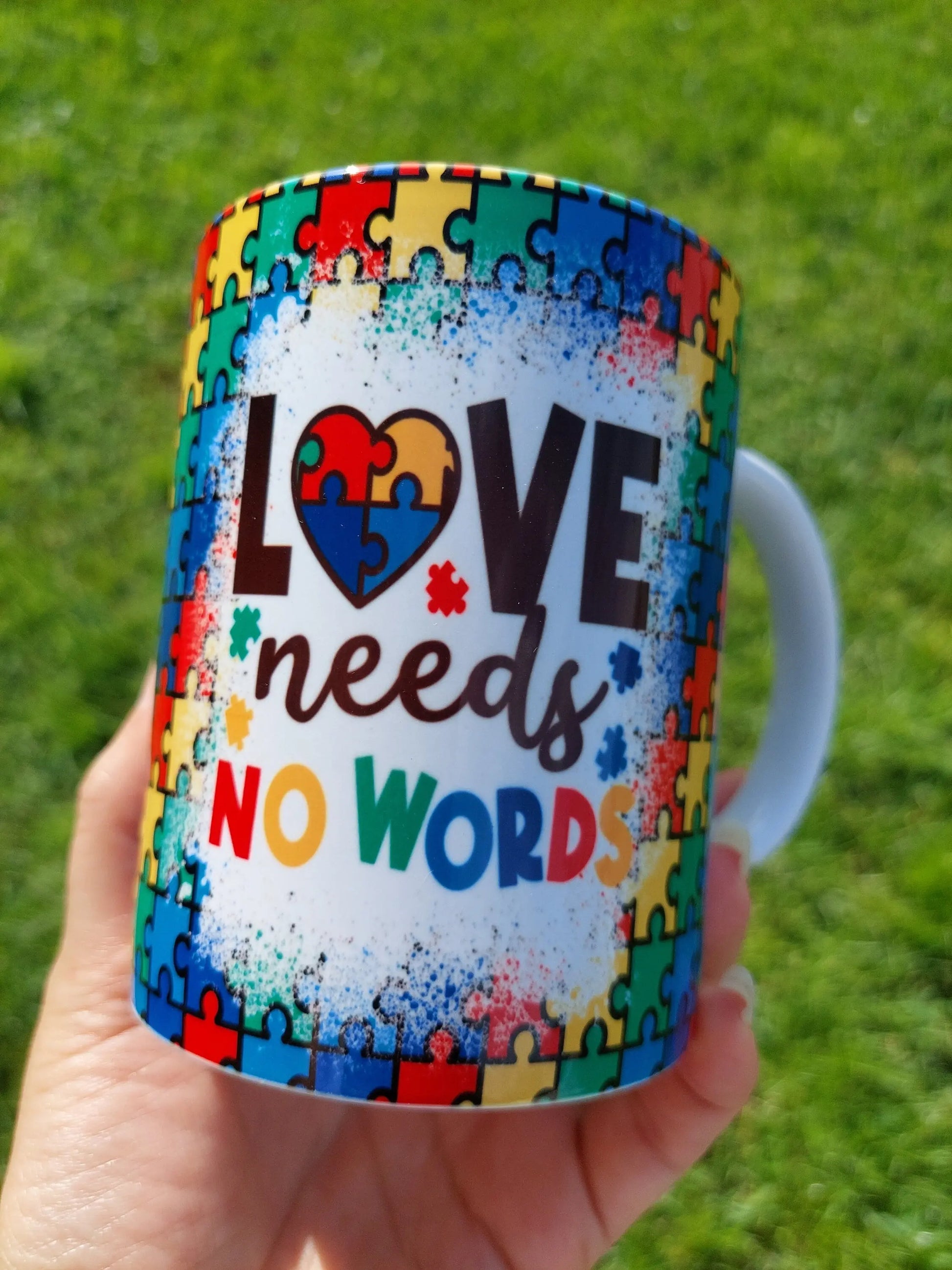 Love Needs No Words 15oz Sublimation Mug