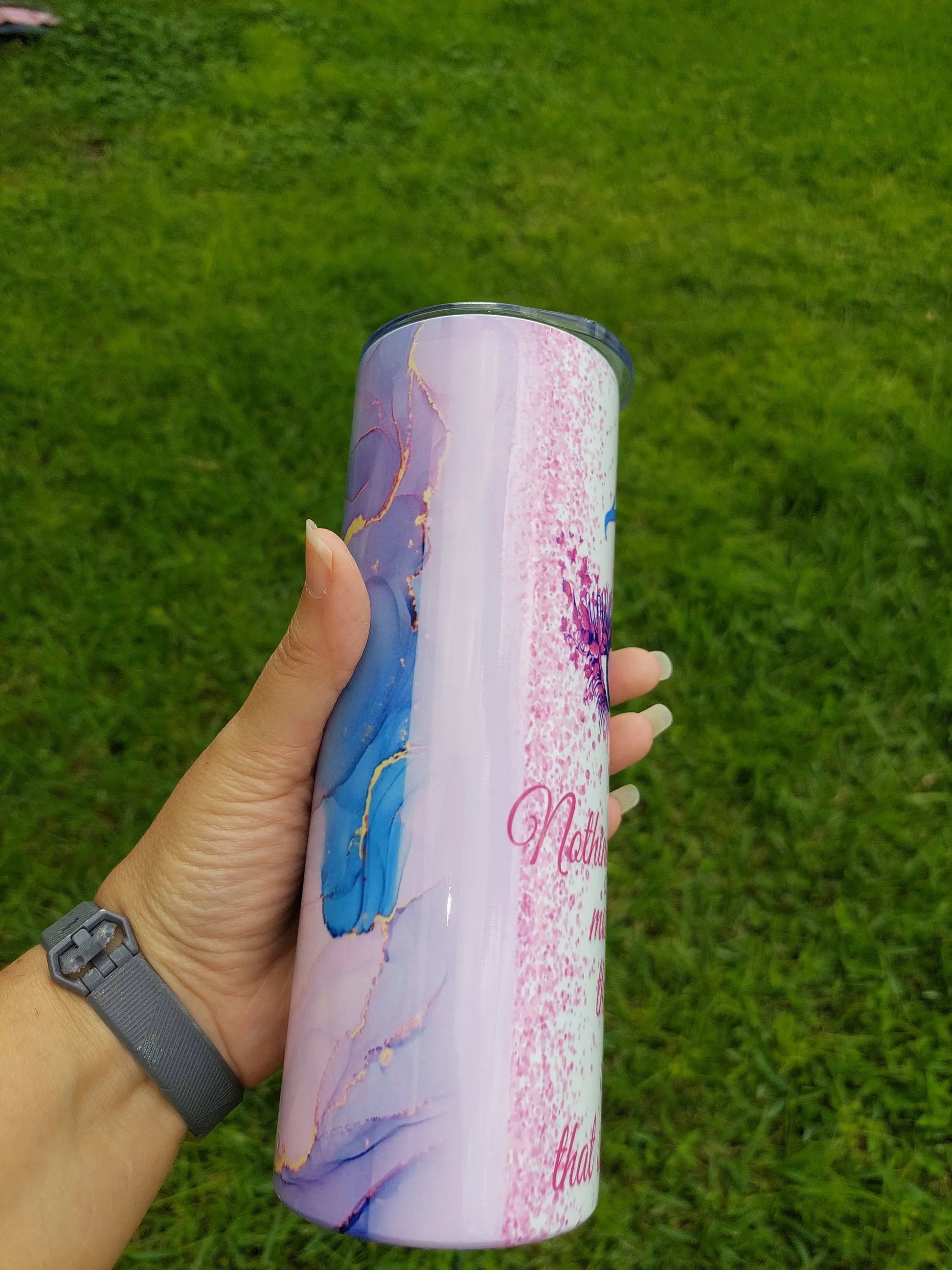 Embrace Your Beauty with Our Woman's Vanity Sublimation 20oz Tumbler - Panoptic Handmade