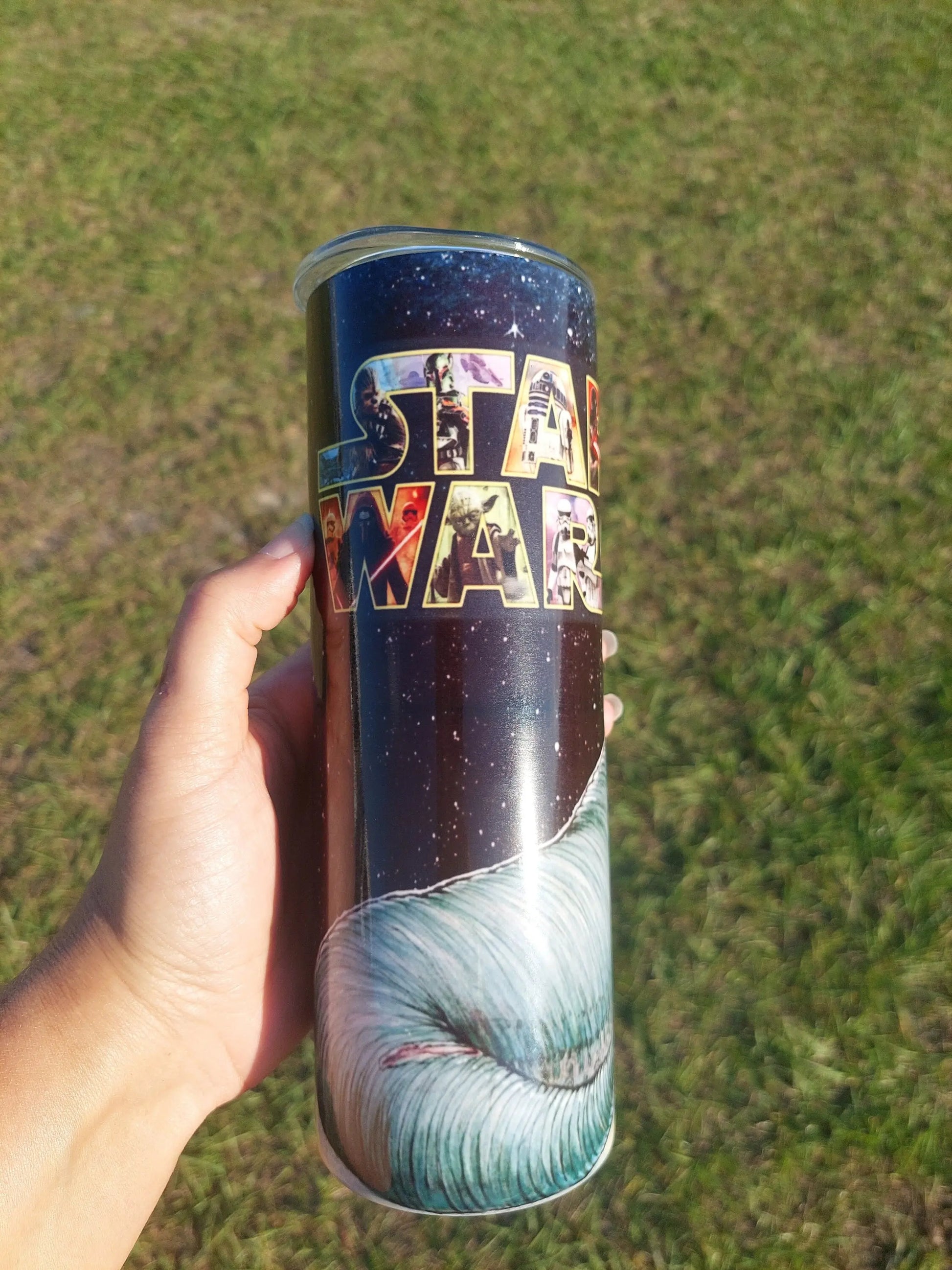 Star Wars Character Jabba The Hut Sublimation Tumbler - Panoptic Handmade