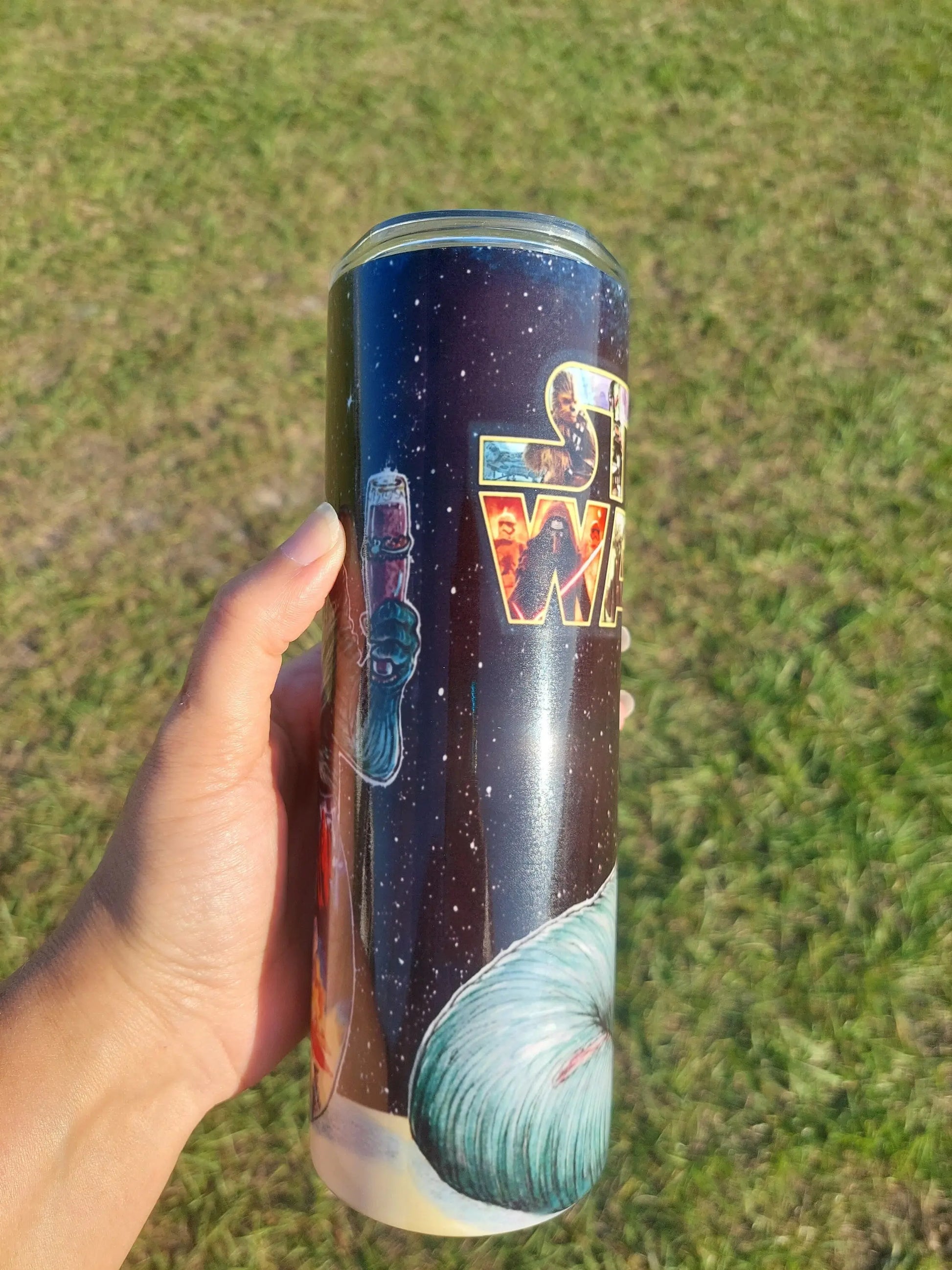 Star Wars Character Jabba The Hut Sublimation Tumbler - Panoptic Handmade