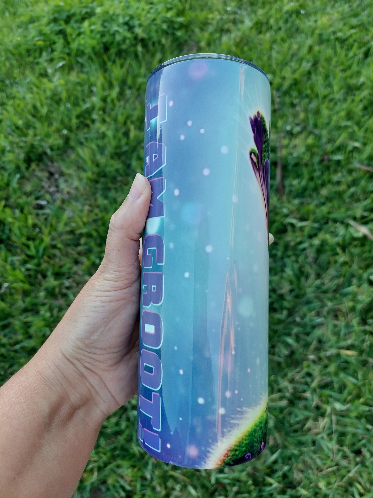 Baby, "I am Groot", Fanbased Sublimation Tumbler