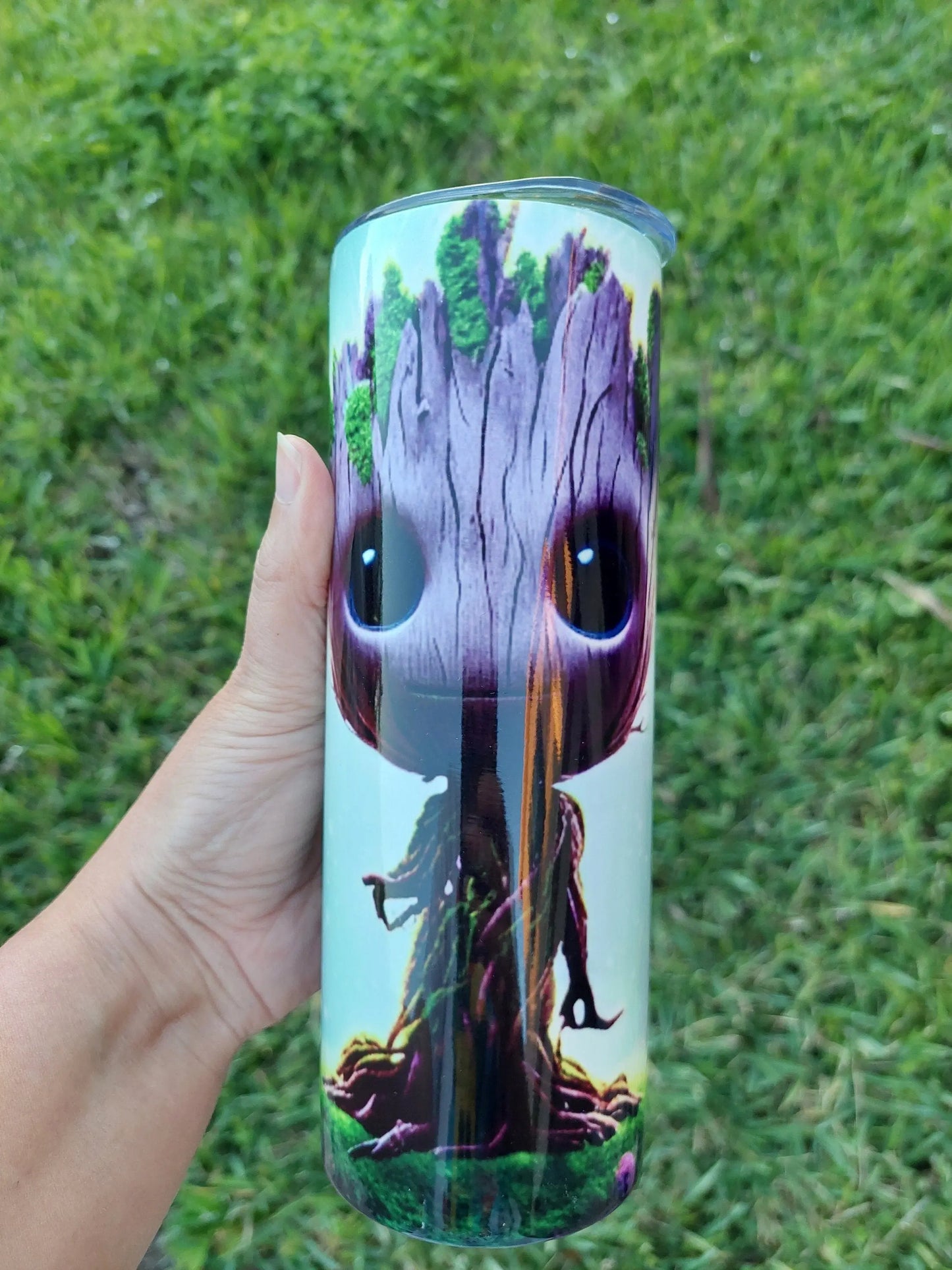 Baby, "I am Groot", Fanbased Sublimation Tumbler