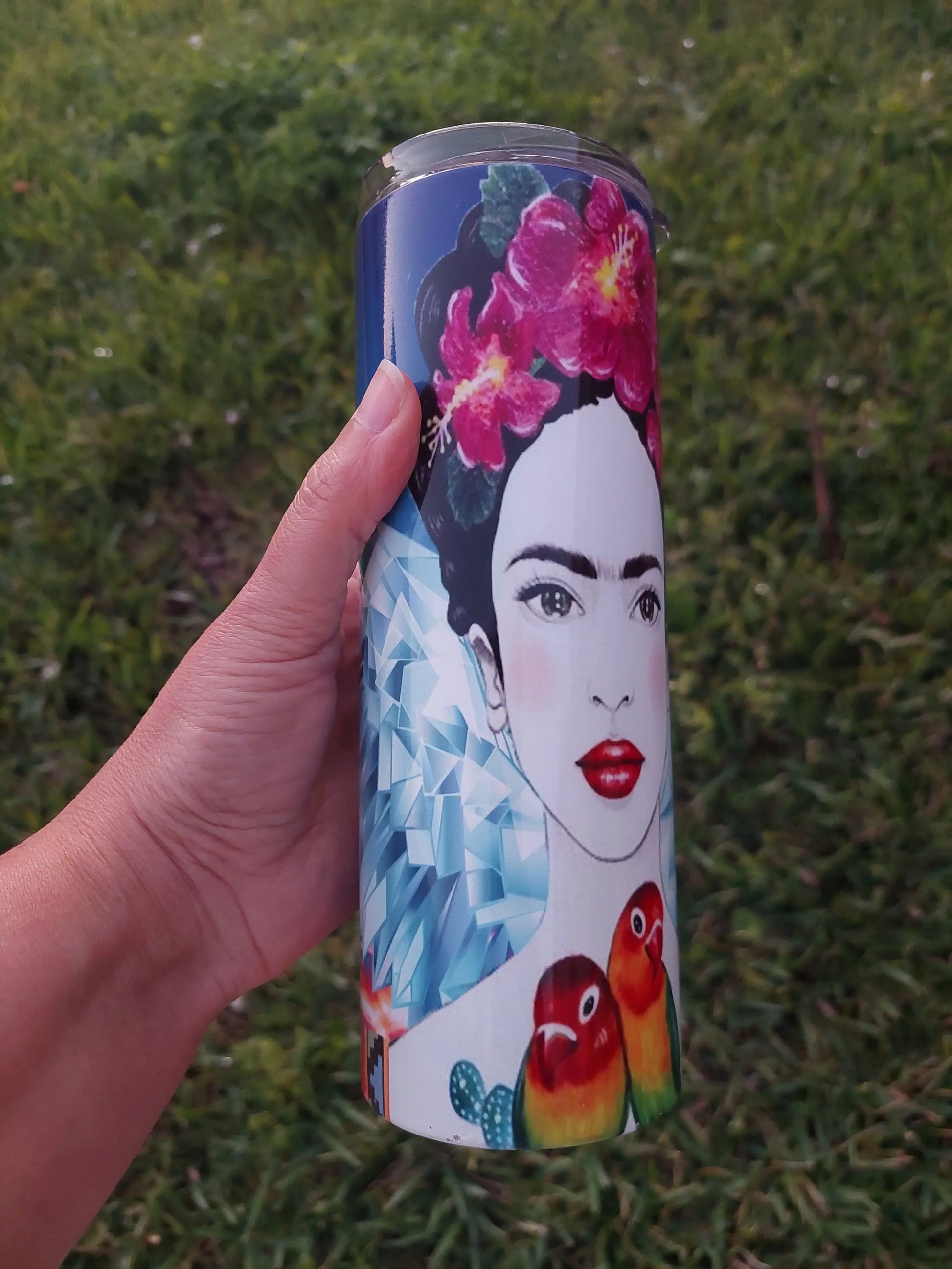 Viva Mexico Frida Kahlo Fanbase Sublimation Tumbler