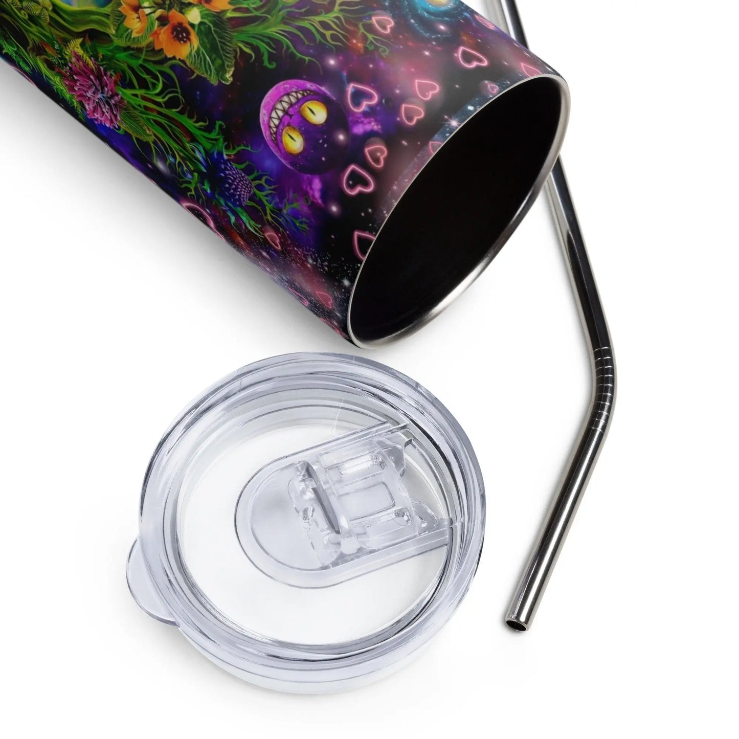 Personalized Enchanting Alice in Wonderland Galaxy Sublimation Tumbler Gift for Her