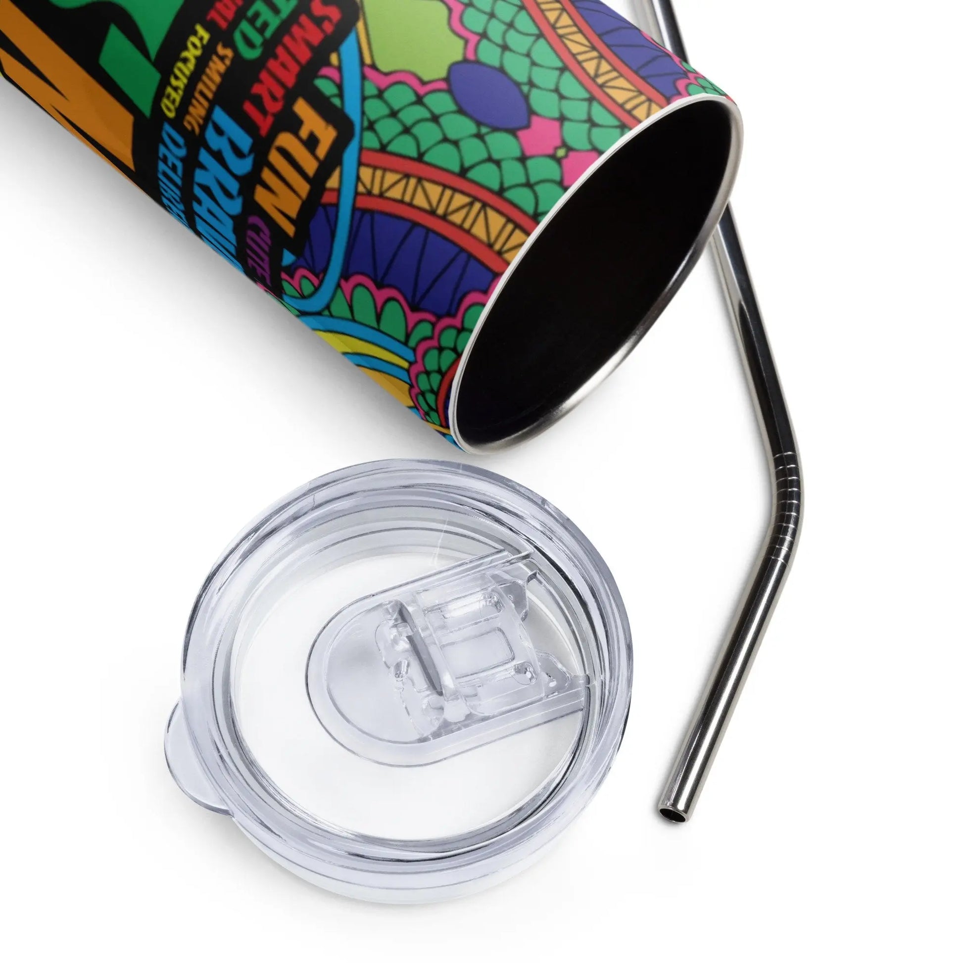 Customizable Colorful Autism Awareness and Autism Pride Tumbler Design for Autism Mom and Autism Dad A Gift for Her Or Gift for Him - Panoptic Handmade