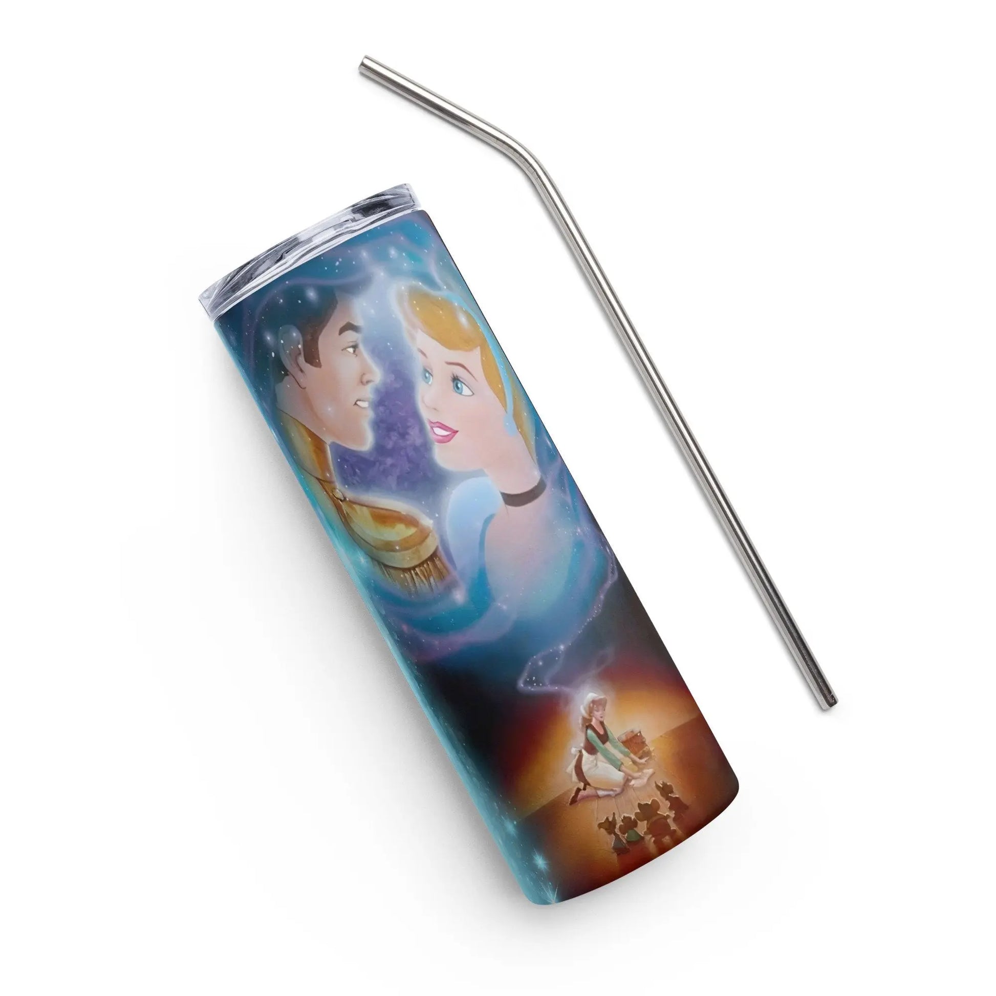 Cinderella Dreaming Of You Collage Sublimation Tumbler