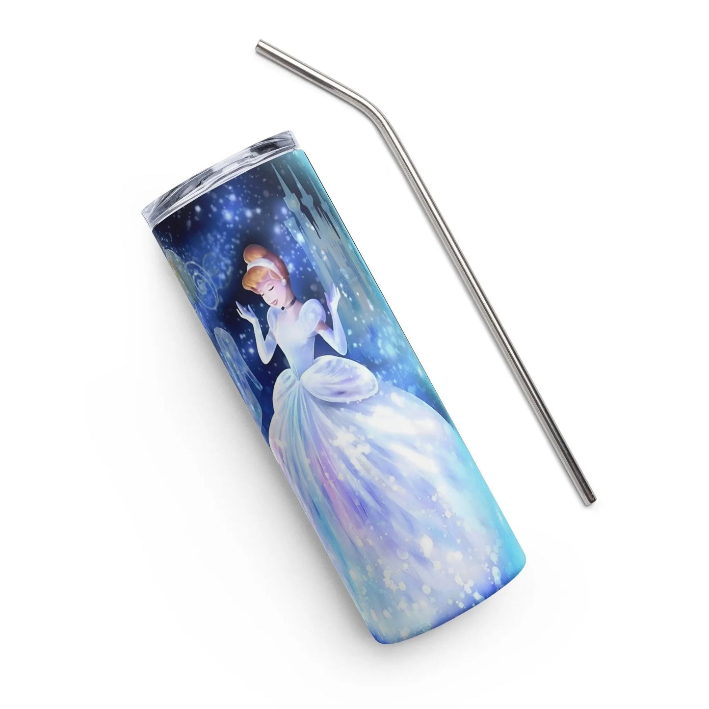 Cinderella Dreaming Of You Collage Sublimation Tumbler