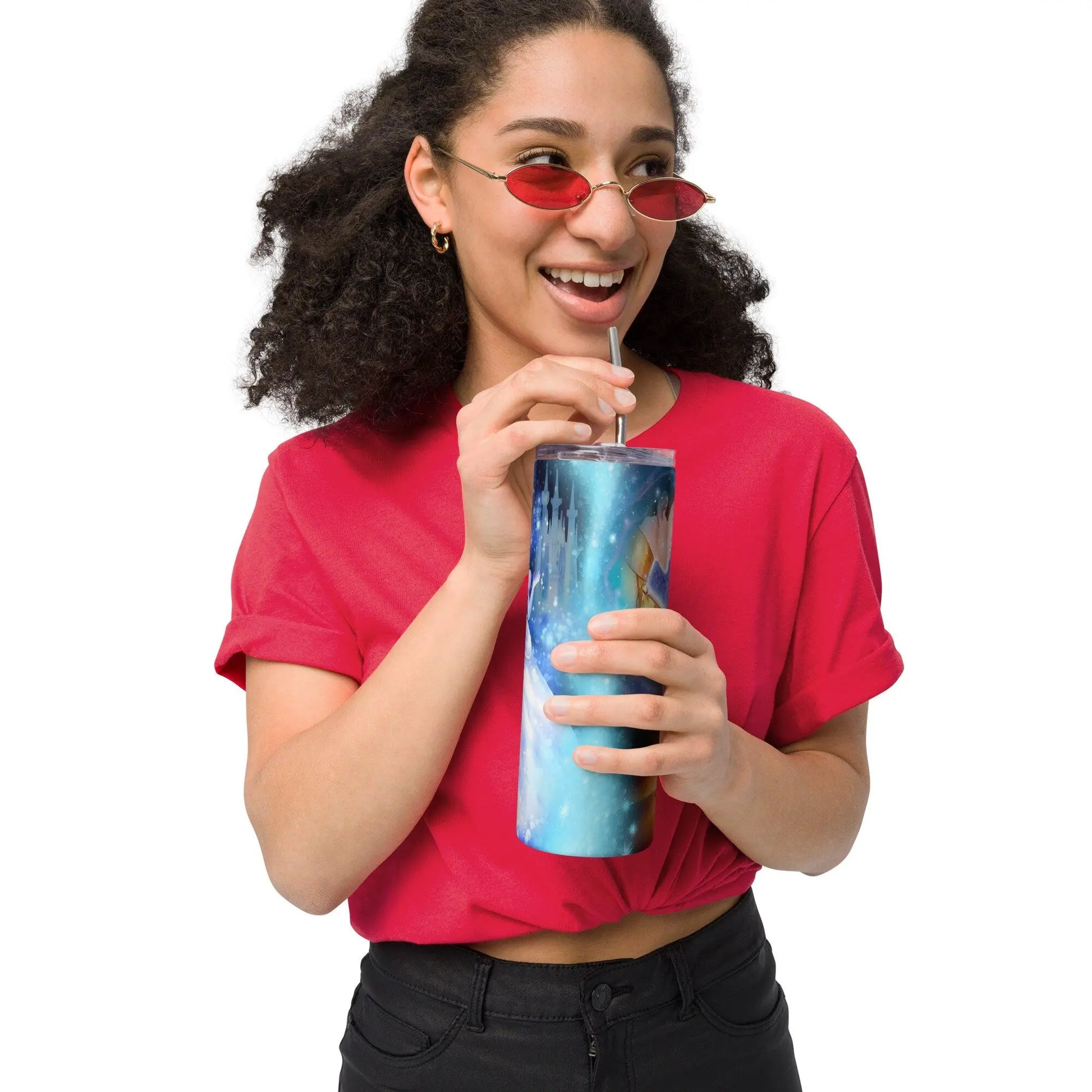 Cinderella Dreaming Of You Collage Sublimation Tumbler