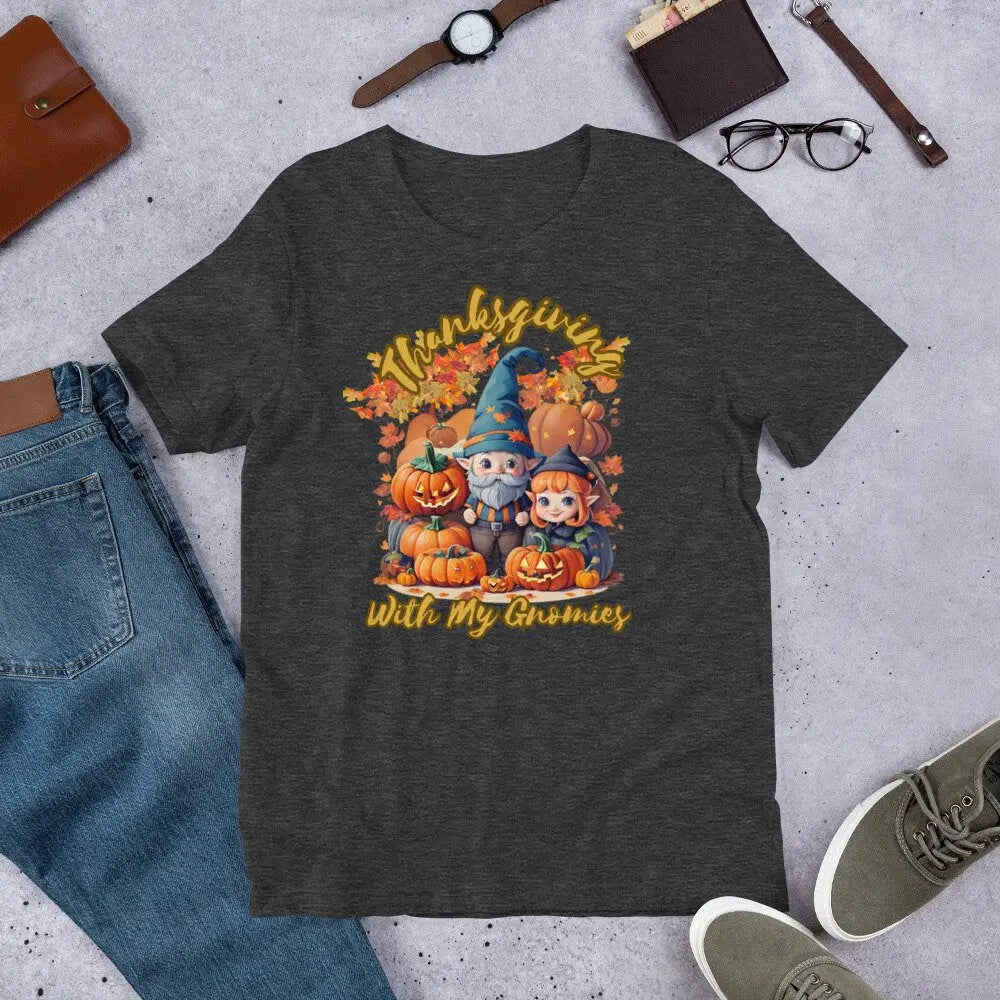 It's Thanksgiving With My Gnomes Better Together Turkey Day Shirt, Gift for Everyone, Thanksgiving Shirt - Panoptic Handmade