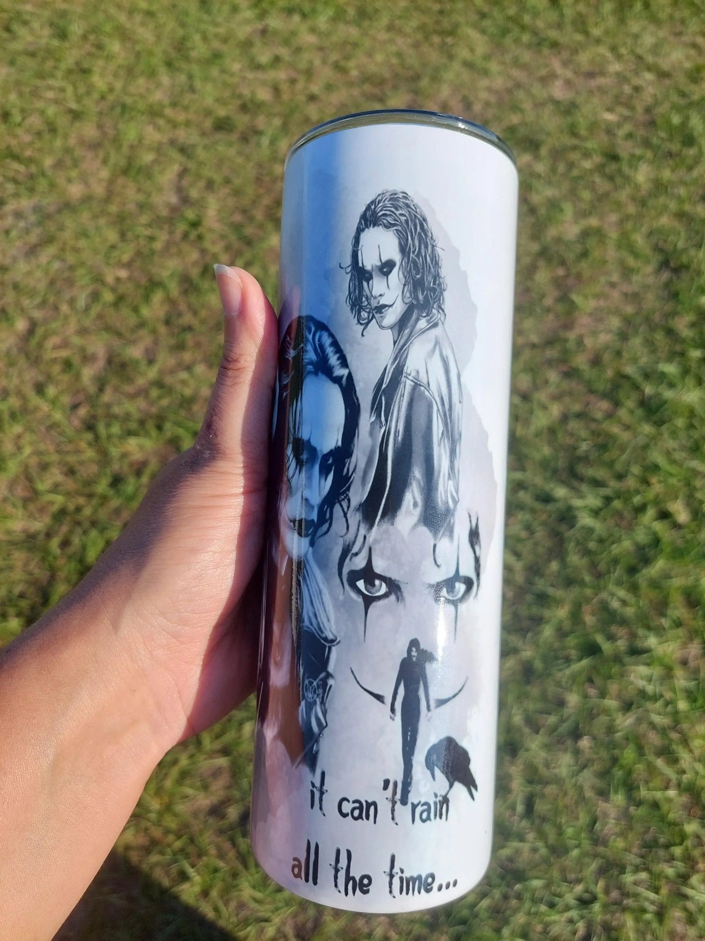 Memorial Movie Fan Tribute to Bruce Lee and The Crow Personalized Sublimation Tumbler