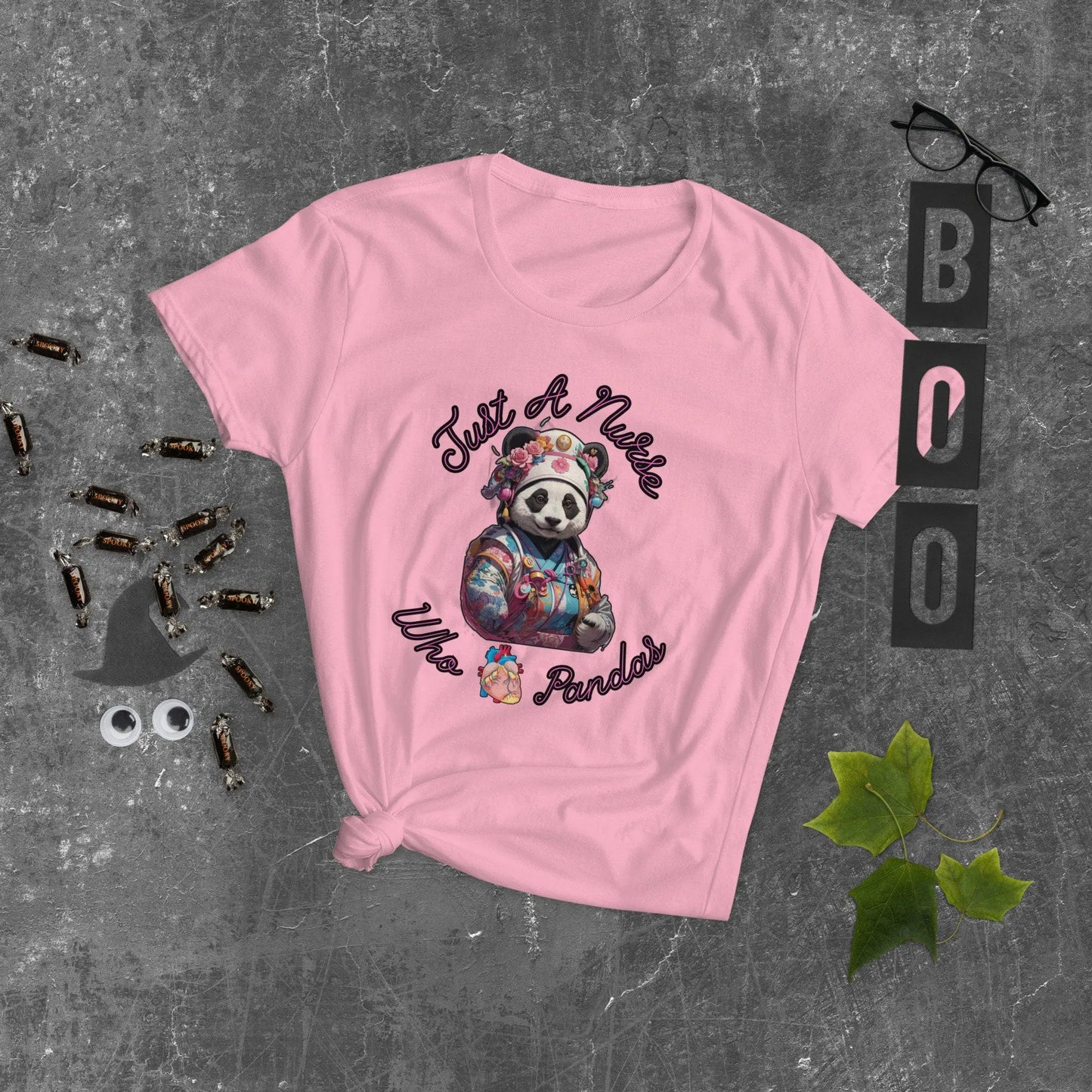 Panda Nurse Passion - Furry Art Tee for Oncology, Neuro, and New Nurses