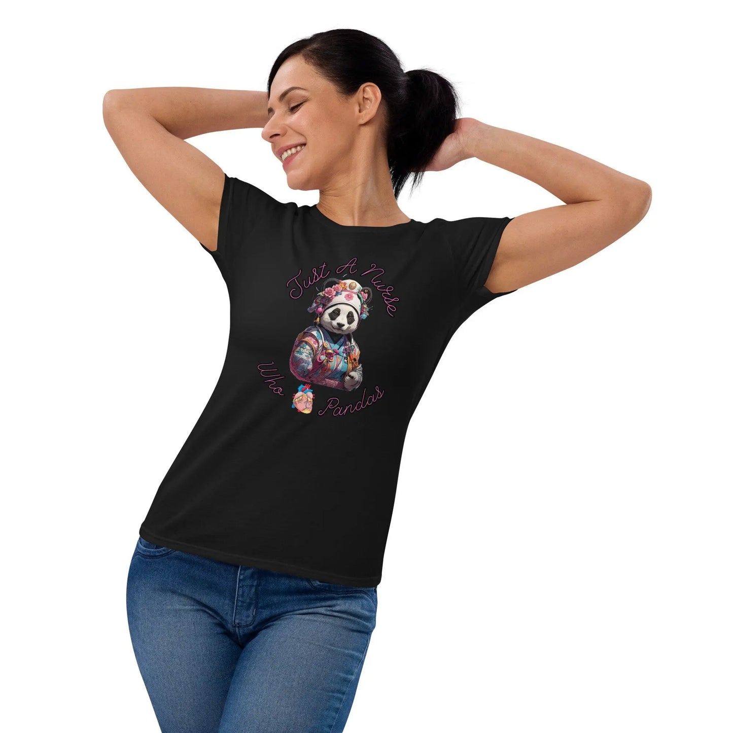 Panda Nurse Passion - Furry Art Tee for Oncology, Neuro, and New Nurses