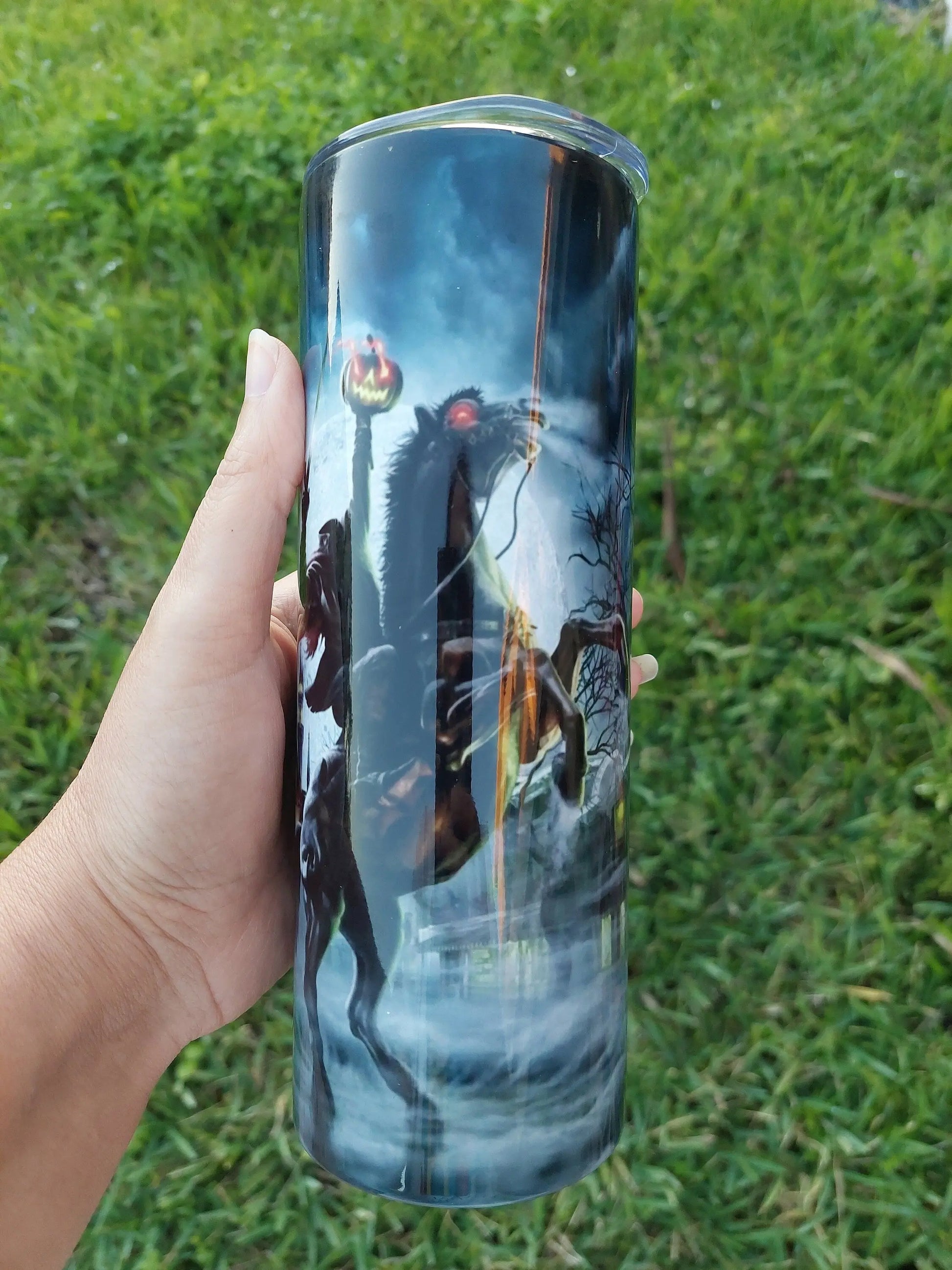 The Headless Horse, Halloween Theme, Sublimation Tumbler