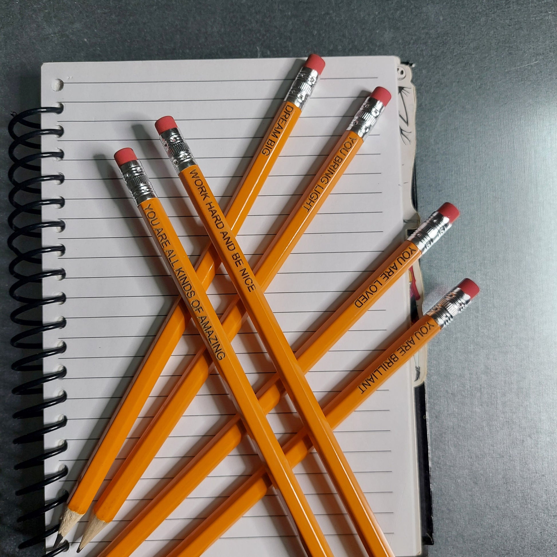 Engraved Pencil: Personalized Positive Affirmation Gift