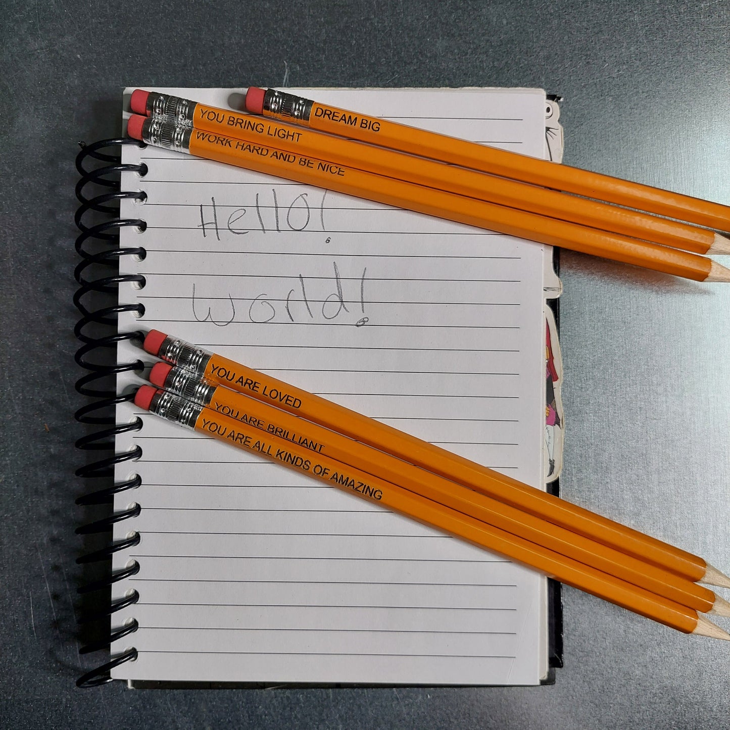 Engraved Pencil: Personalized Positive Affirmation Gift