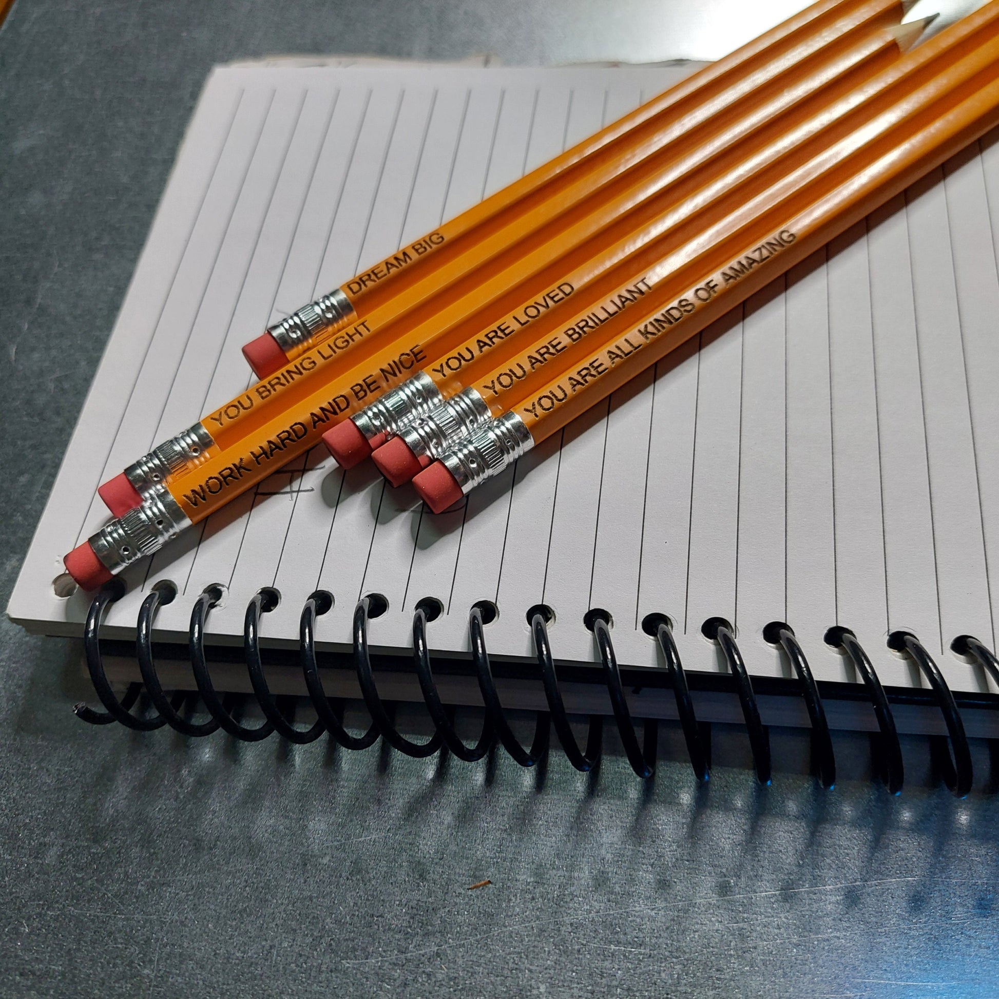 Engraved Pencil: Personalized Positive Affirmation Gift