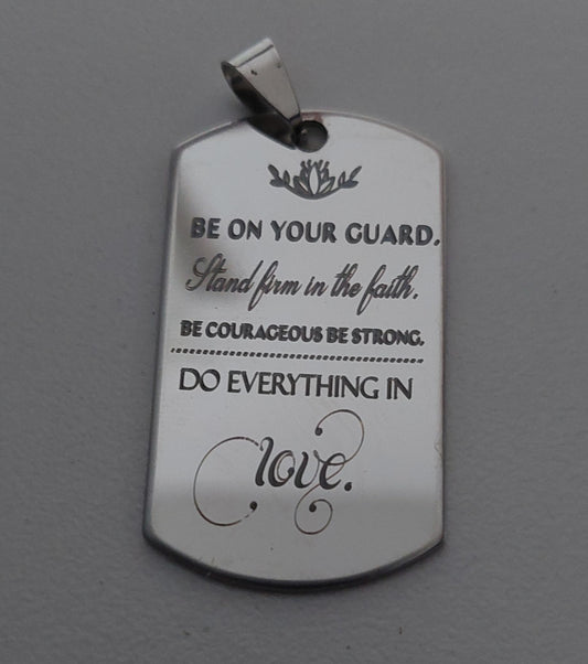 Personalized Engraved Military Dog Tag Necklace: Custom Army Card