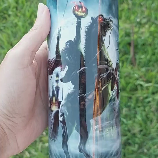 The Headless Horse, Halloween Theme, Sublimation Tumbler
