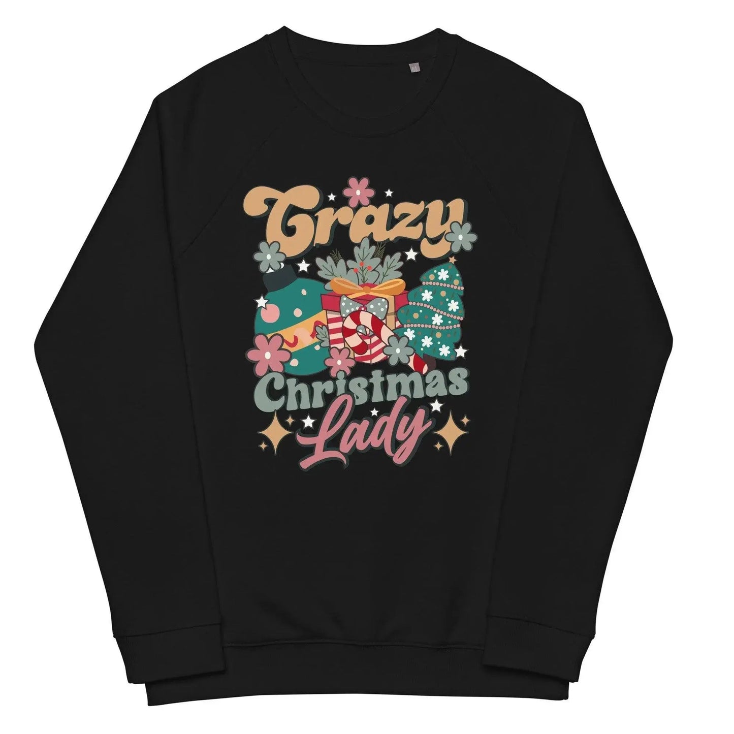 Unisex organic raglan sweatshirt