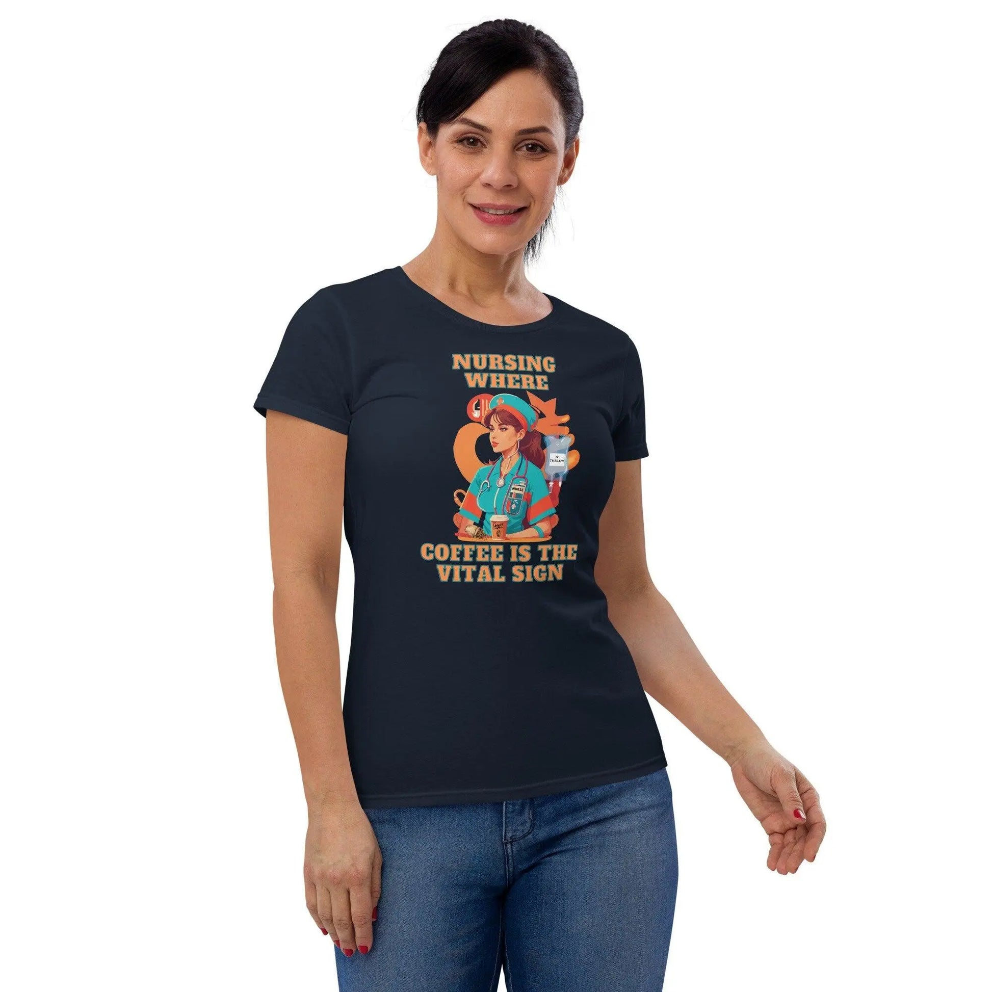 Boho Nurse Vibes Nursing Where Coffee is the Vital Sign Neuro, Oncology Nurse Apparel for Healthcare Heroes. Top-selling design!