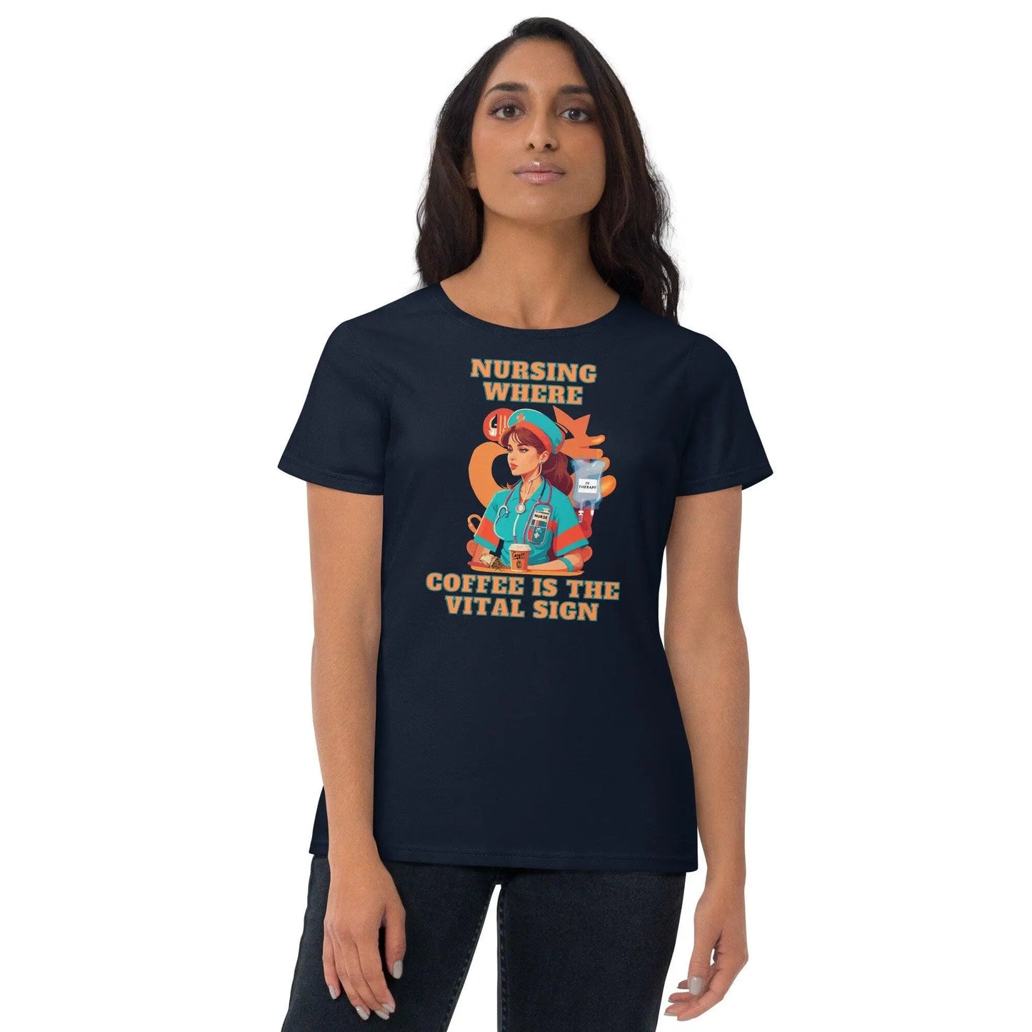 Boho Nurse Vibes Nursing Where Coffee is the Vital Sign Neuro, Oncology Nurse Apparel for Healthcare Heroes. Top-selling design!