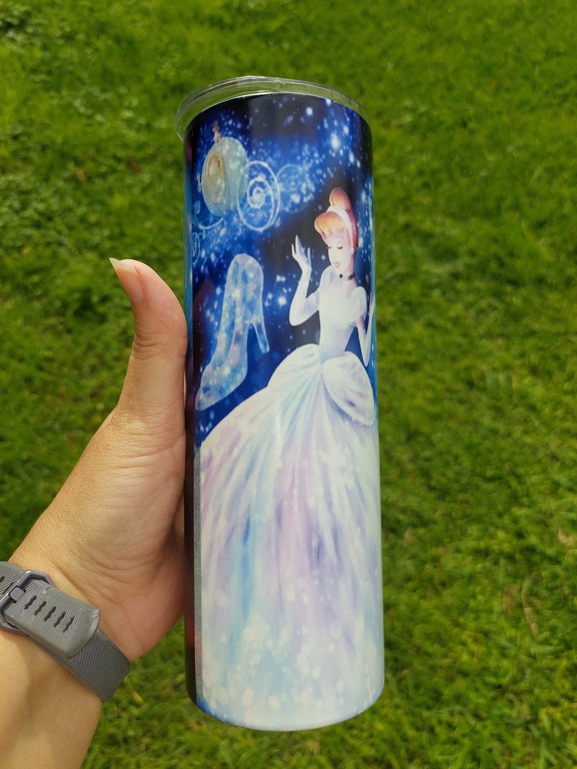 Cinderella Dreaming Of You Collage Sublimation Tumbler