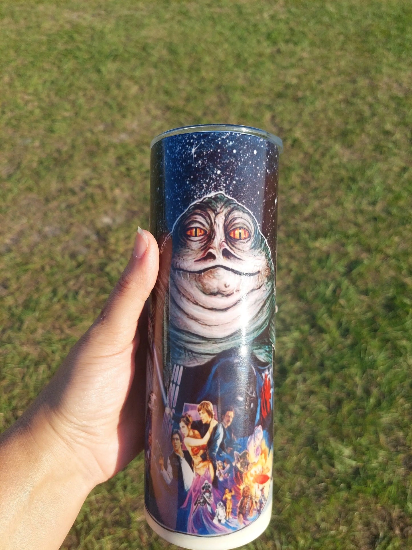 Star Wars Character Jabba The Hut Sublimation Tumbler - Panoptic Handmade