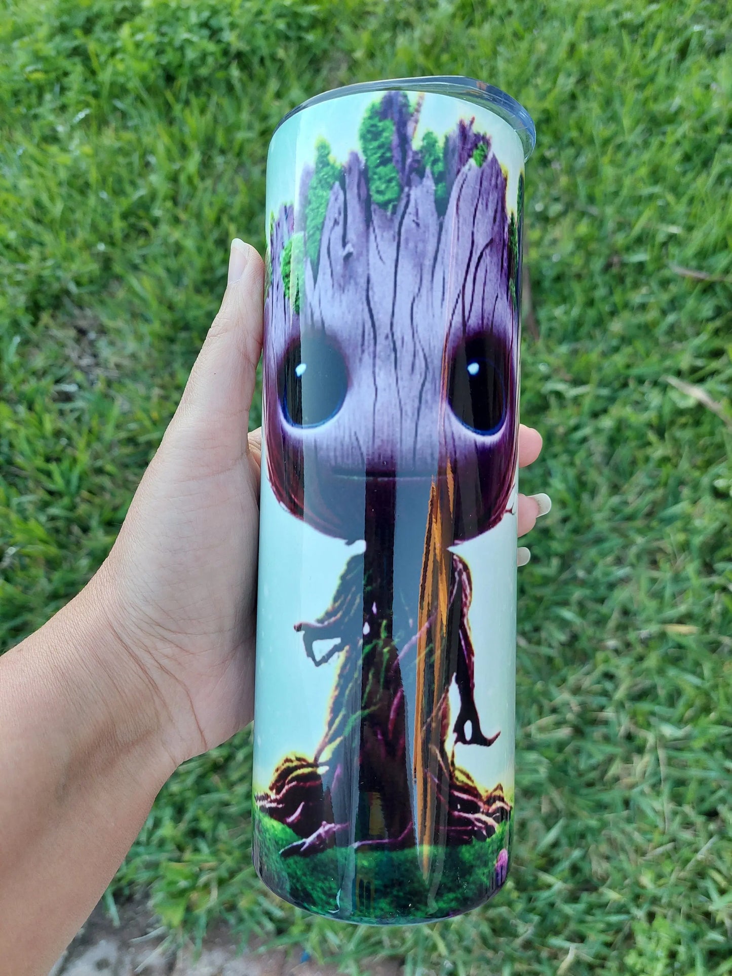 Baby, "I am Groot", Fanbased Sublimation Tumbler
