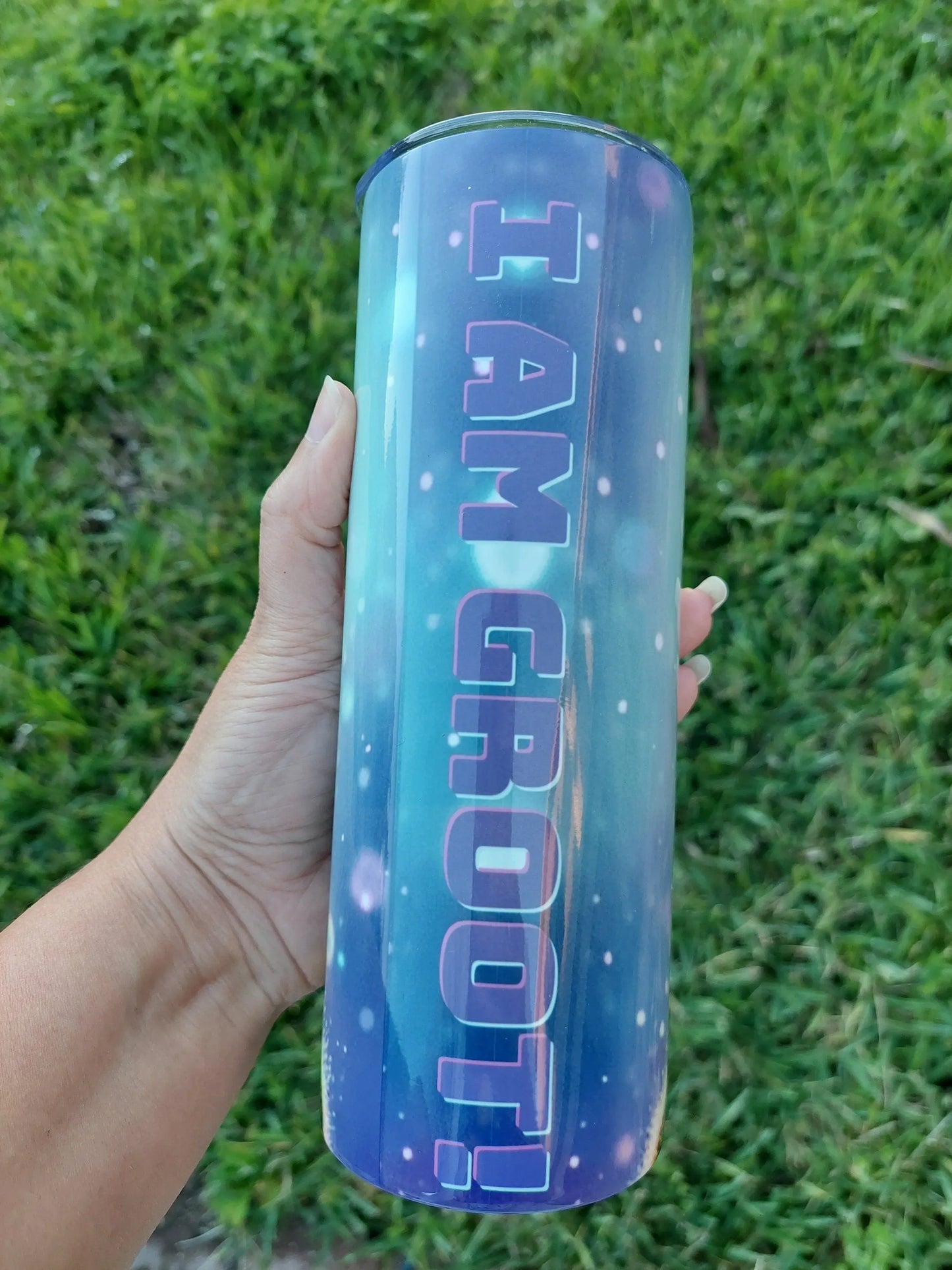 Baby, "I am Groot", Fanbased Sublimation Tumbler