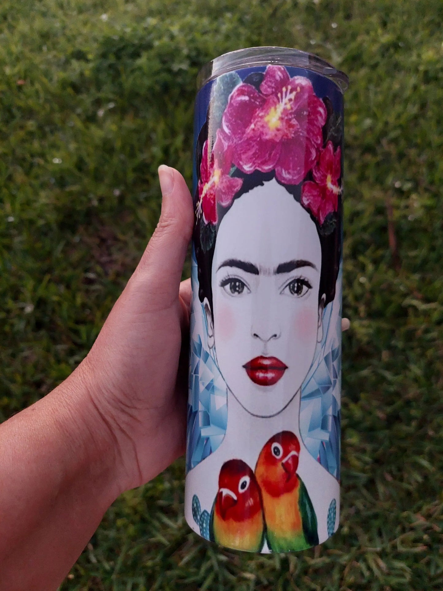 Viva Mexico Frida Kahlo Fanbase Sublimation Tumbler